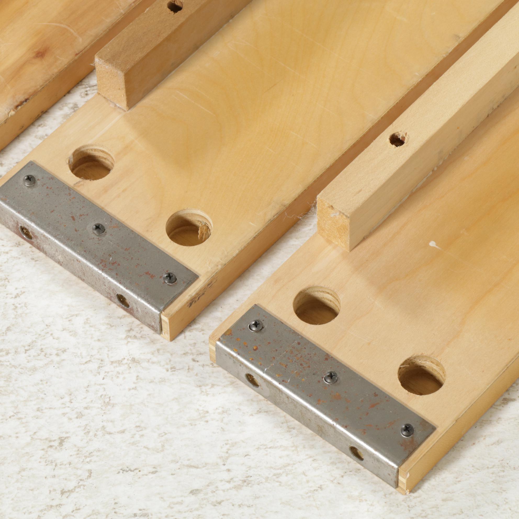 Stanley Furniture Arts & Crafts Style Twin Bunk Bed Frames, 1999