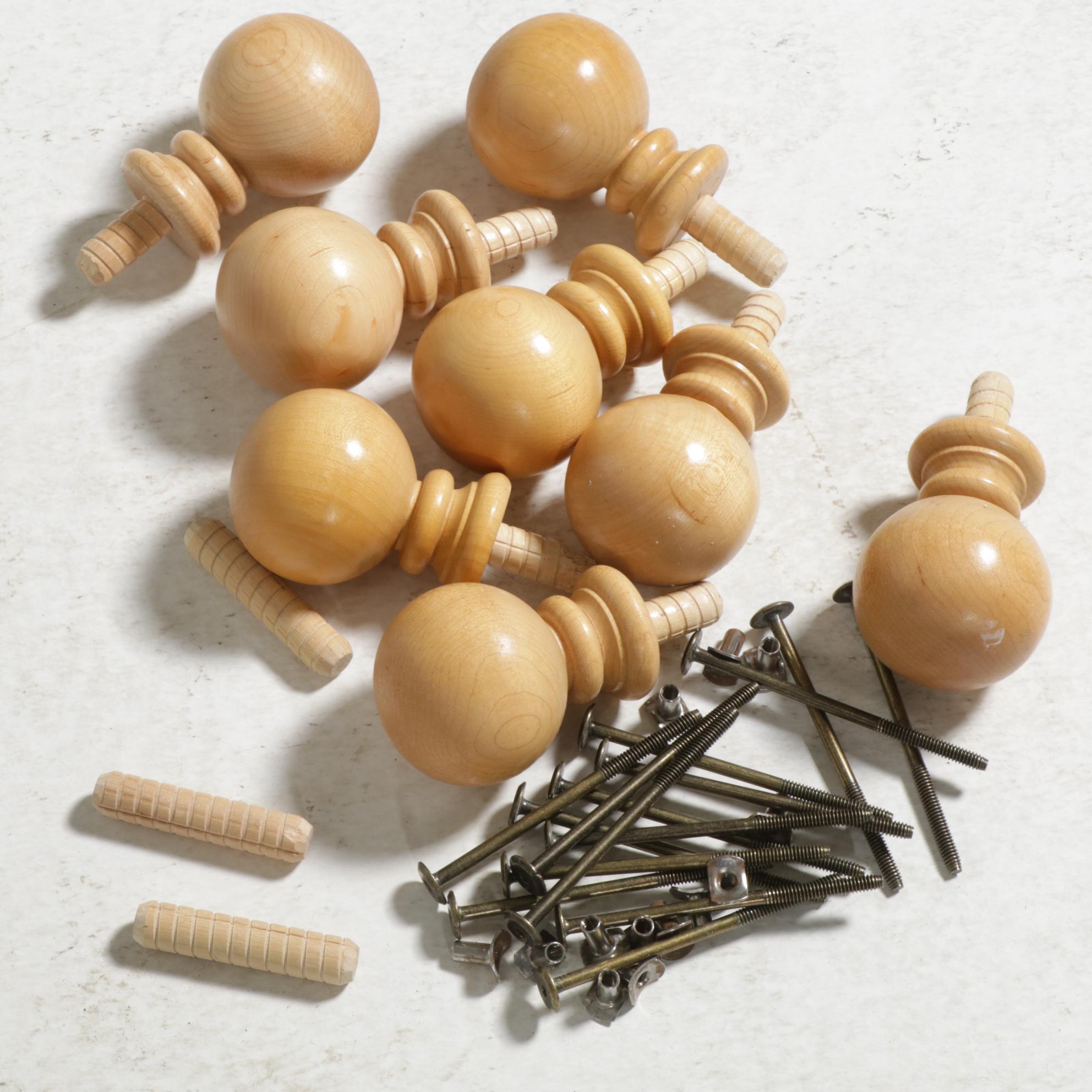 Stanley Furniture Arts & Crafts Style Twin Bunk Bed Frames, 1999