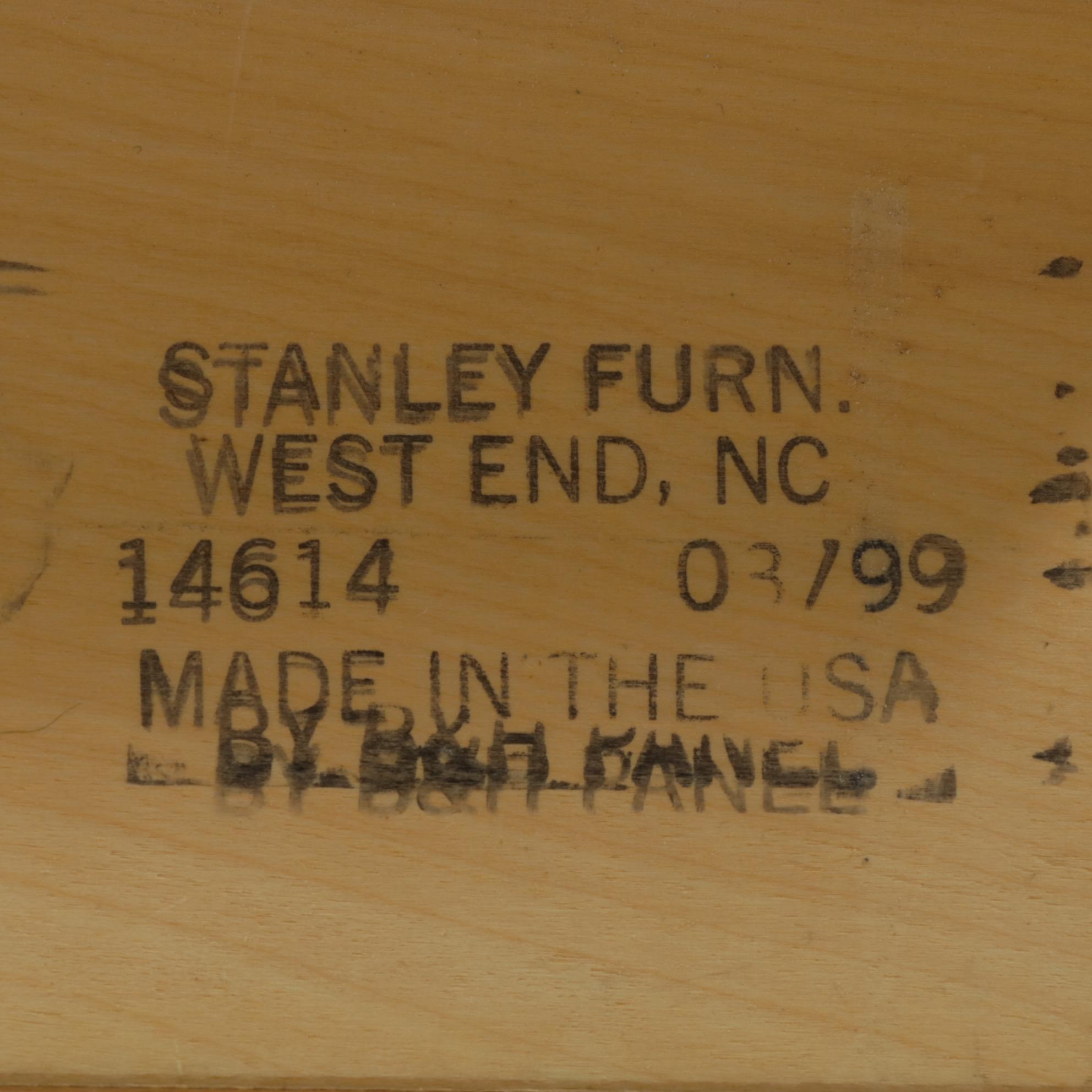 Stanley Furniture Arts & Crafts Style Twin Bunk Bed Frames, 1999