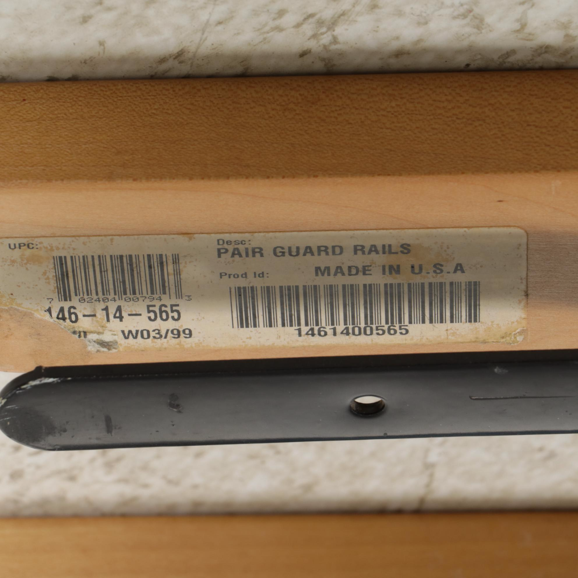 Stanley Furniture Arts & Crafts Style Twin Bunk Bed Frames, 1999