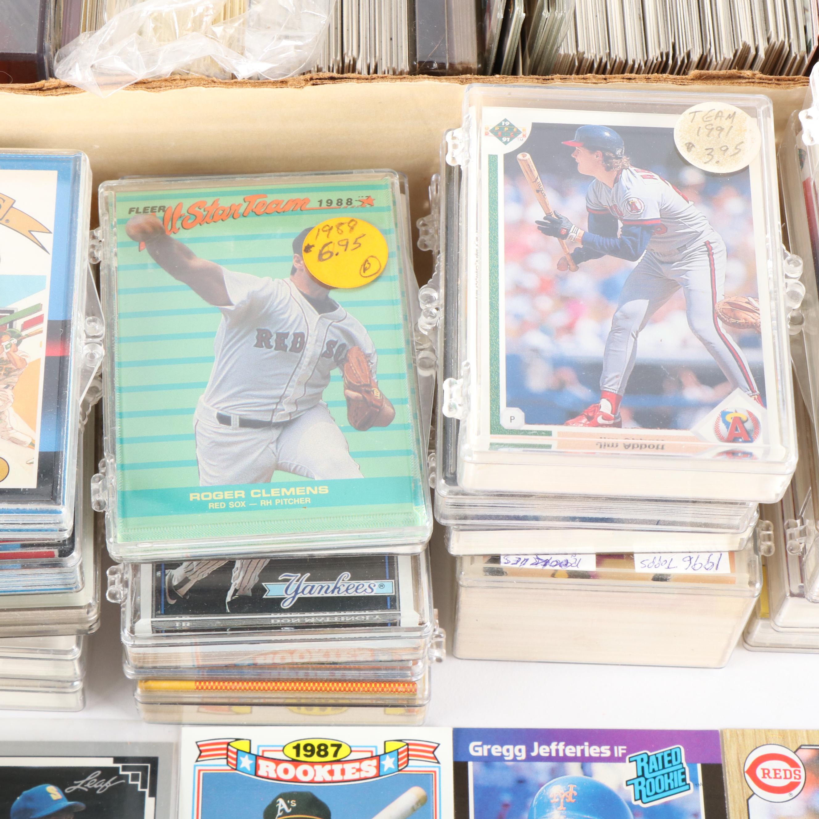Donruss with Other Baseball Cards Featuring Ken Griffey Jr., Mark McGwire, More