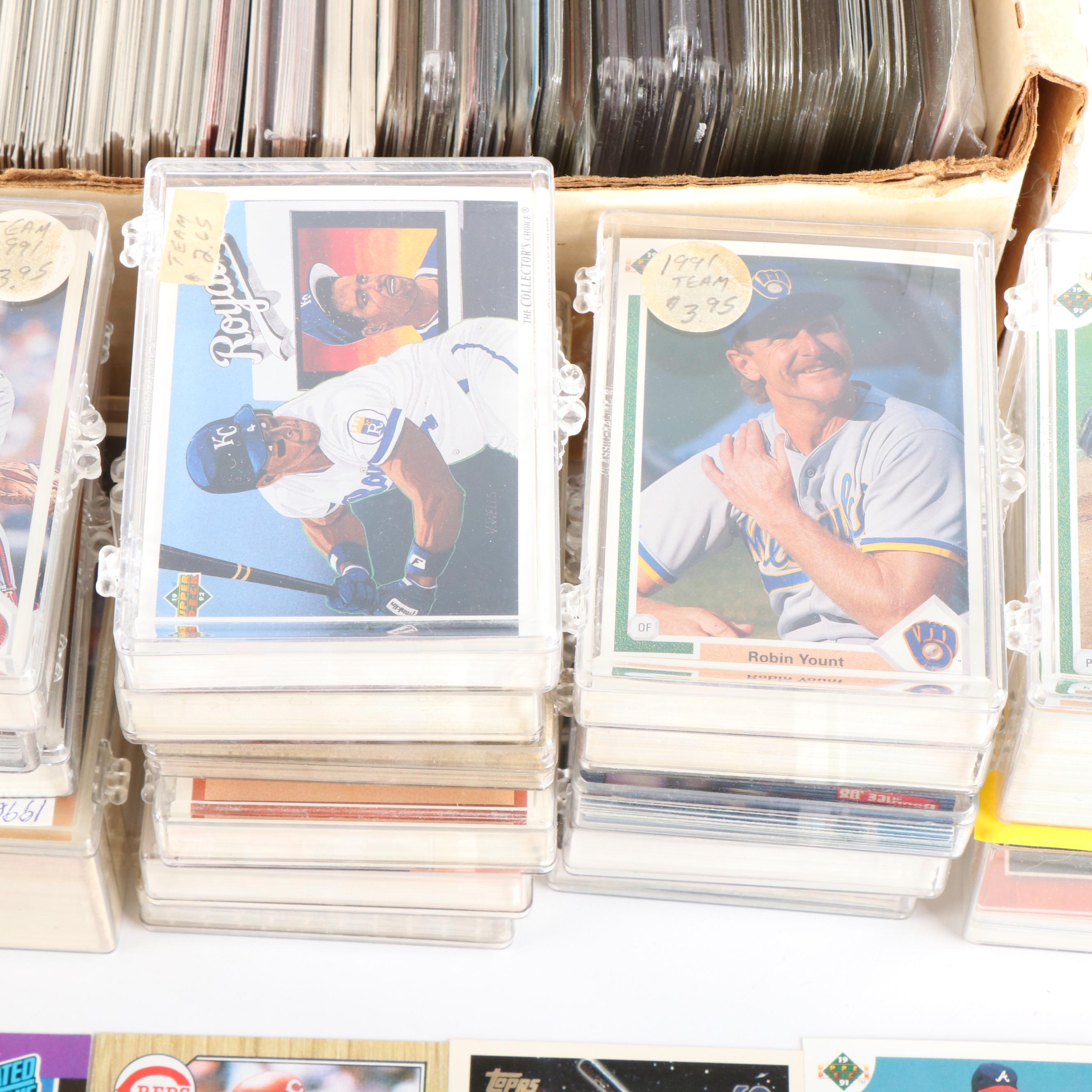 Donruss with Other Baseball Cards Featuring Ken Griffey Jr., Mark McGwire, More