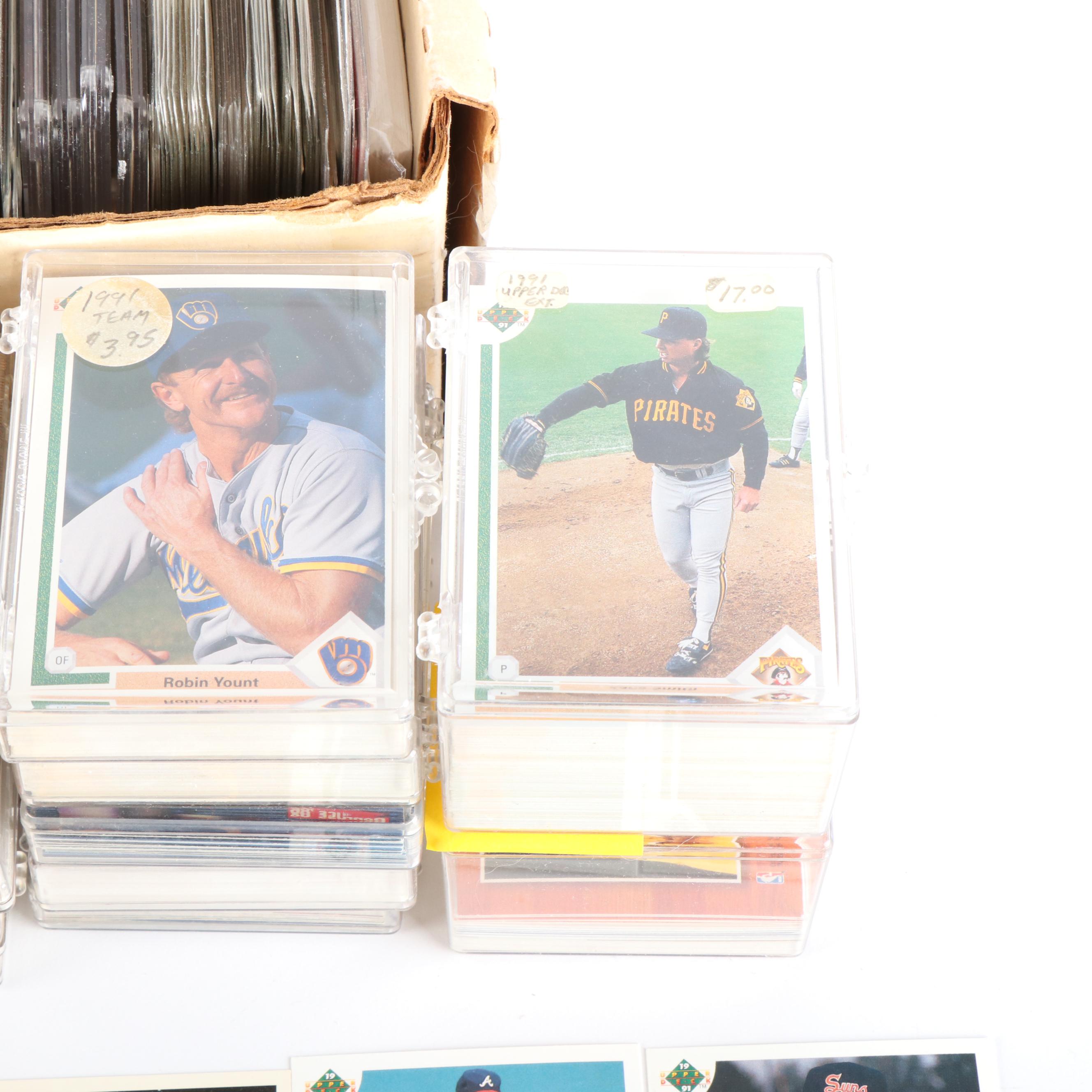 Donruss with Other Baseball Cards Featuring Ken Griffey Jr., Mark McGwire, More