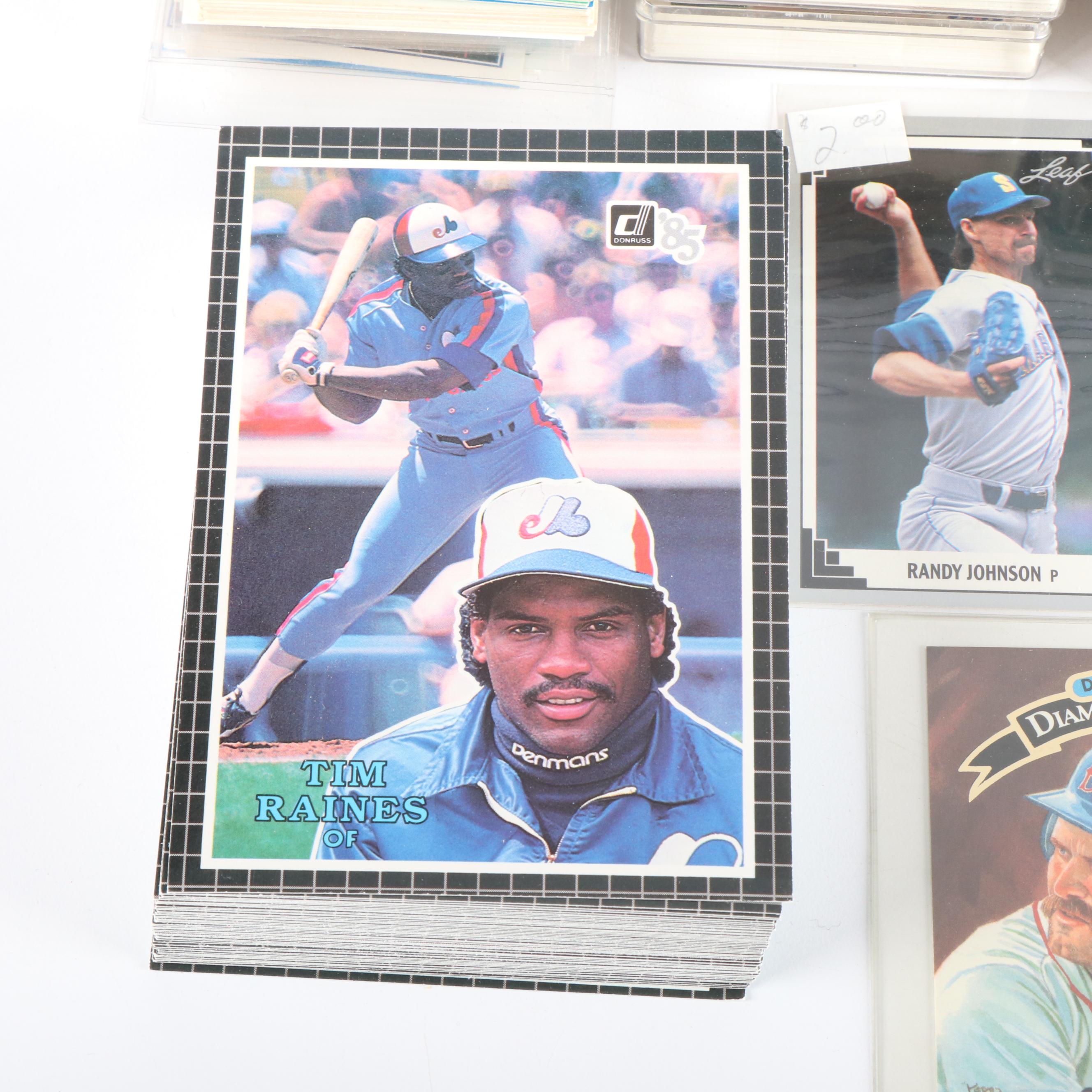 Donruss with Other Baseball Cards Featuring Ken Griffey Jr., Mark McGwire, More