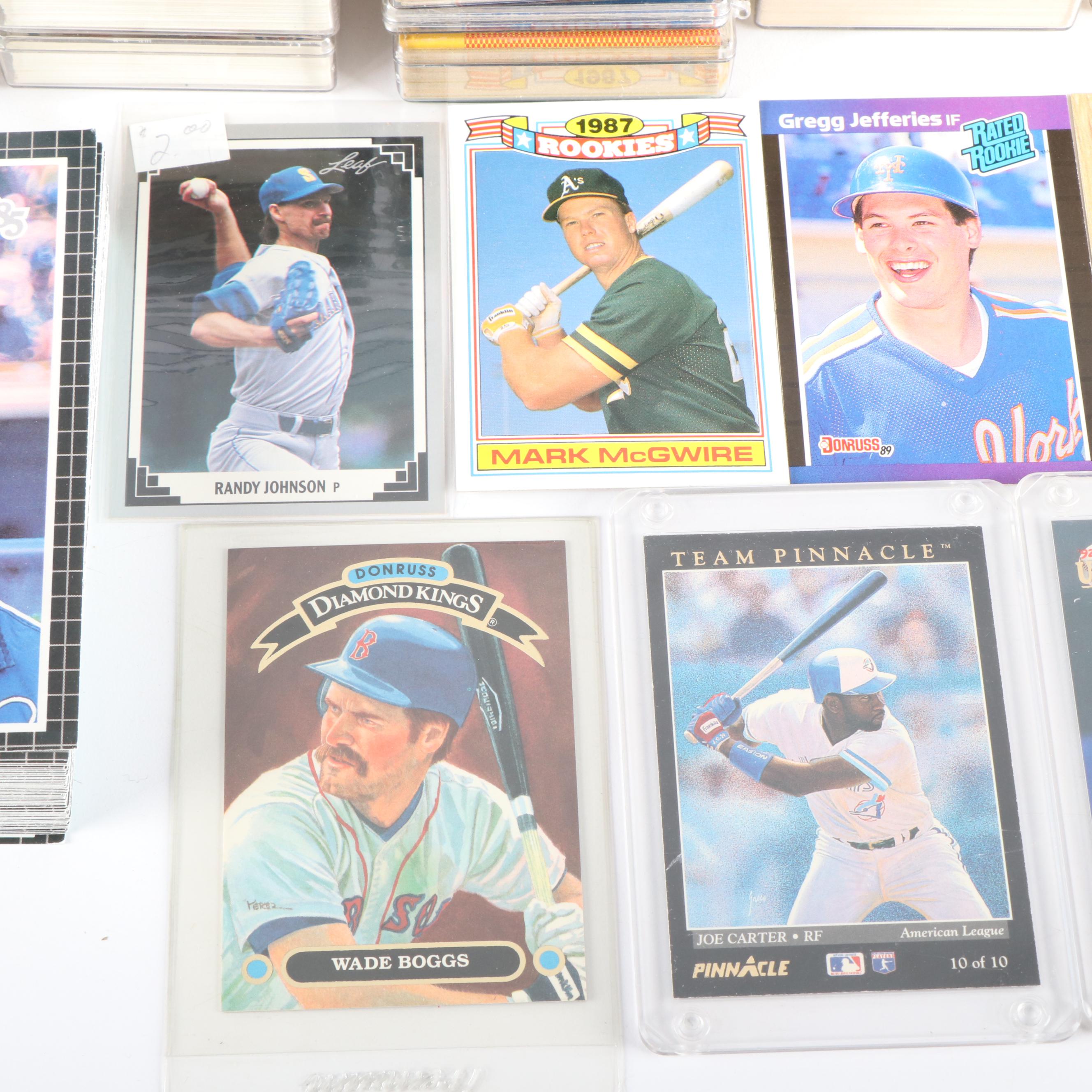 Donruss with Other Baseball Cards Featuring Ken Griffey Jr., Mark McGwire, More