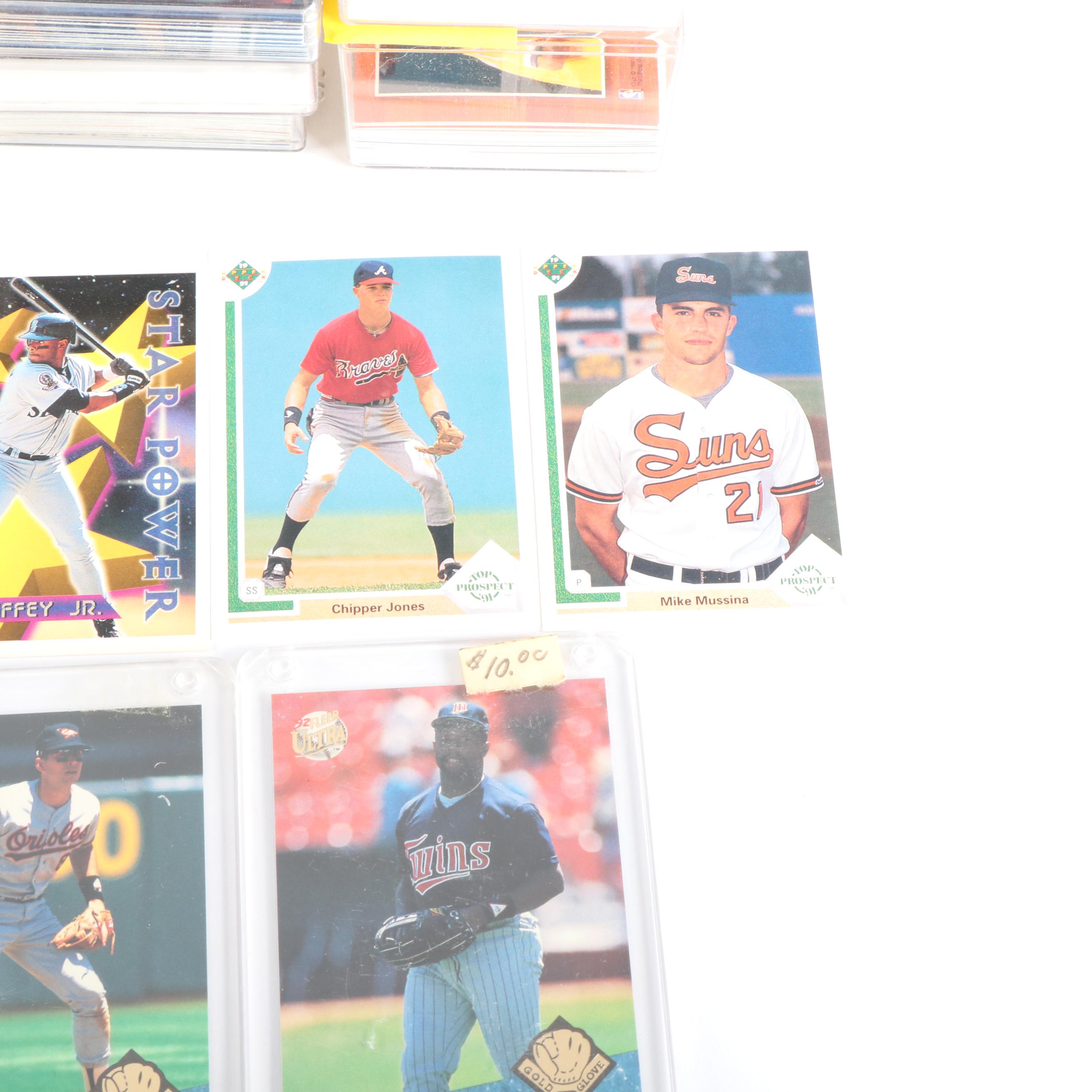 Donruss with Other Baseball Cards Featuring Ken Griffey Jr., Mark McGwire, More
