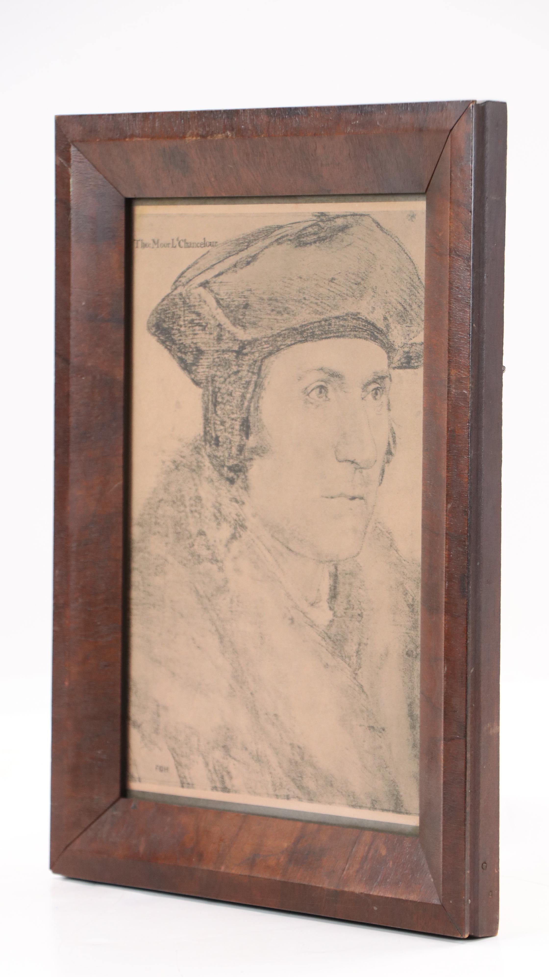 Collotype After Hans Holbein the Younger Portrait of Thomas More