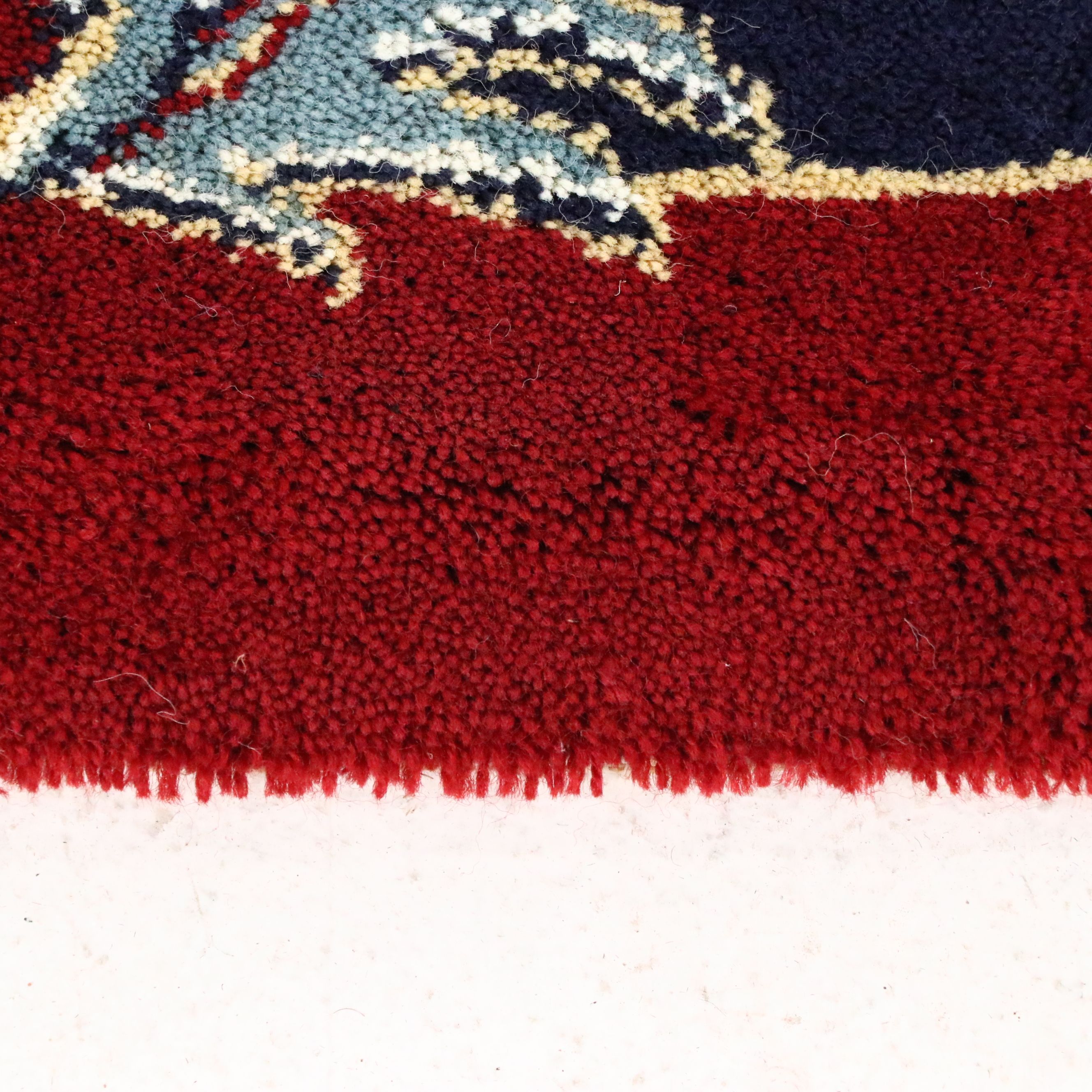 6'7 x 9'9 Machine Made Ufuk Hali Klasik "Süper Çift Mekik" Area Rug