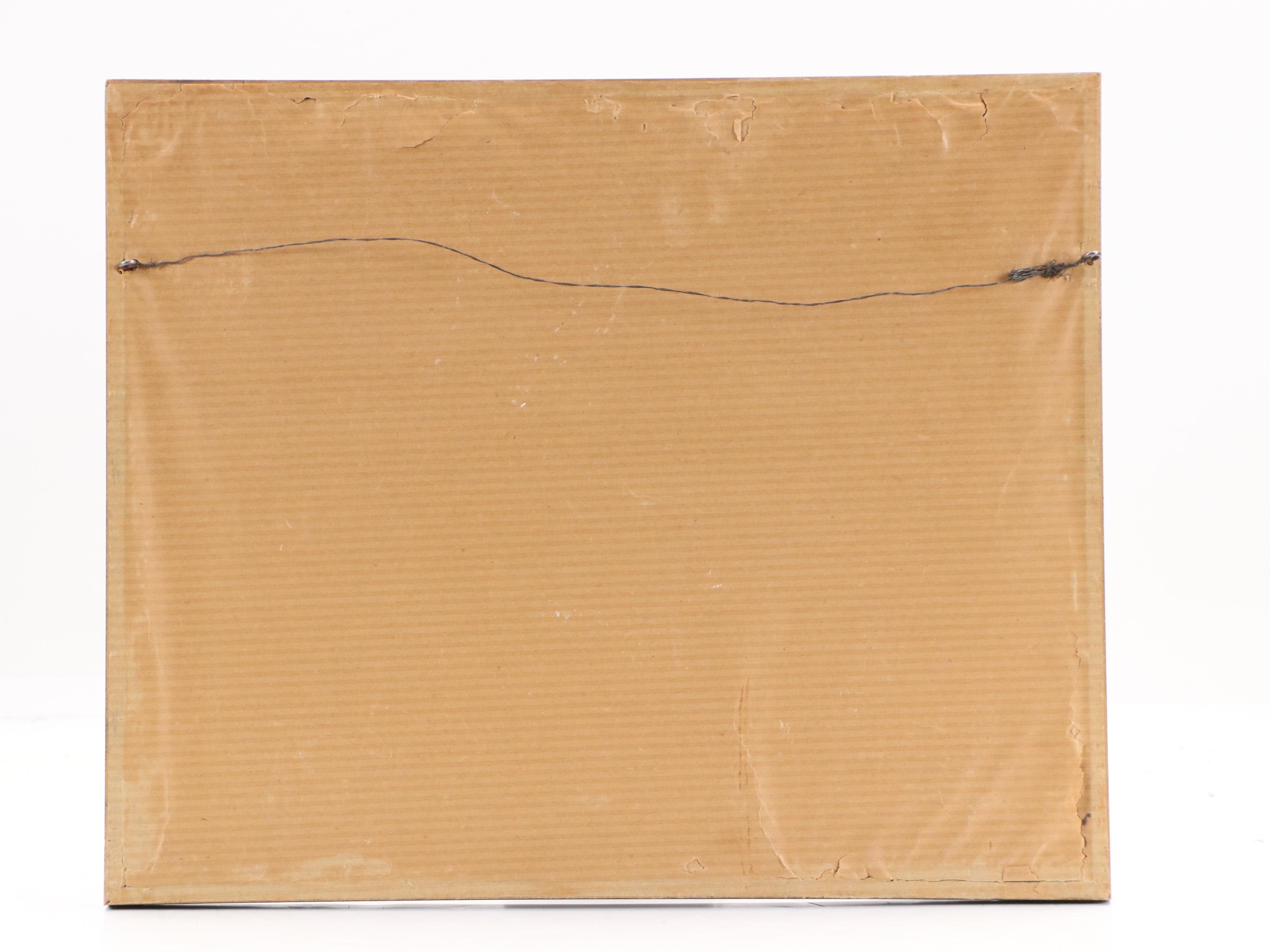 Lithograph After Jack Robertson of Fishing Vessels at Pier