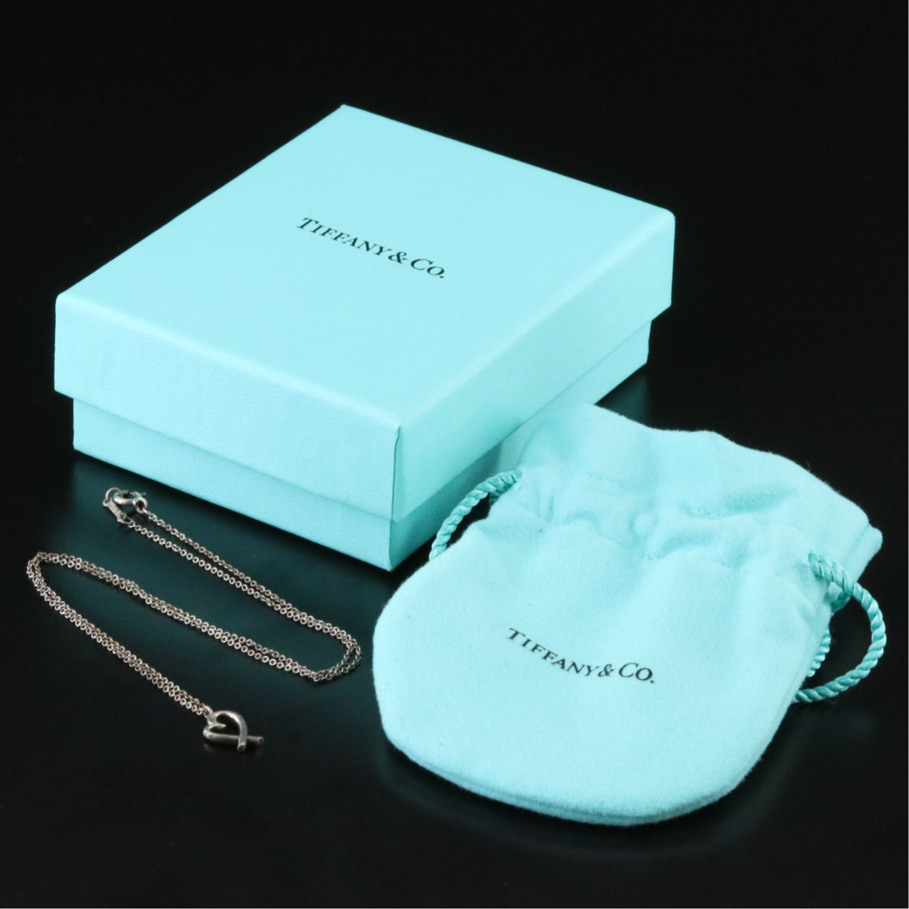 Paloma Picasso for Tiffany & Co. Sterling Mini Loving Heart Necklace