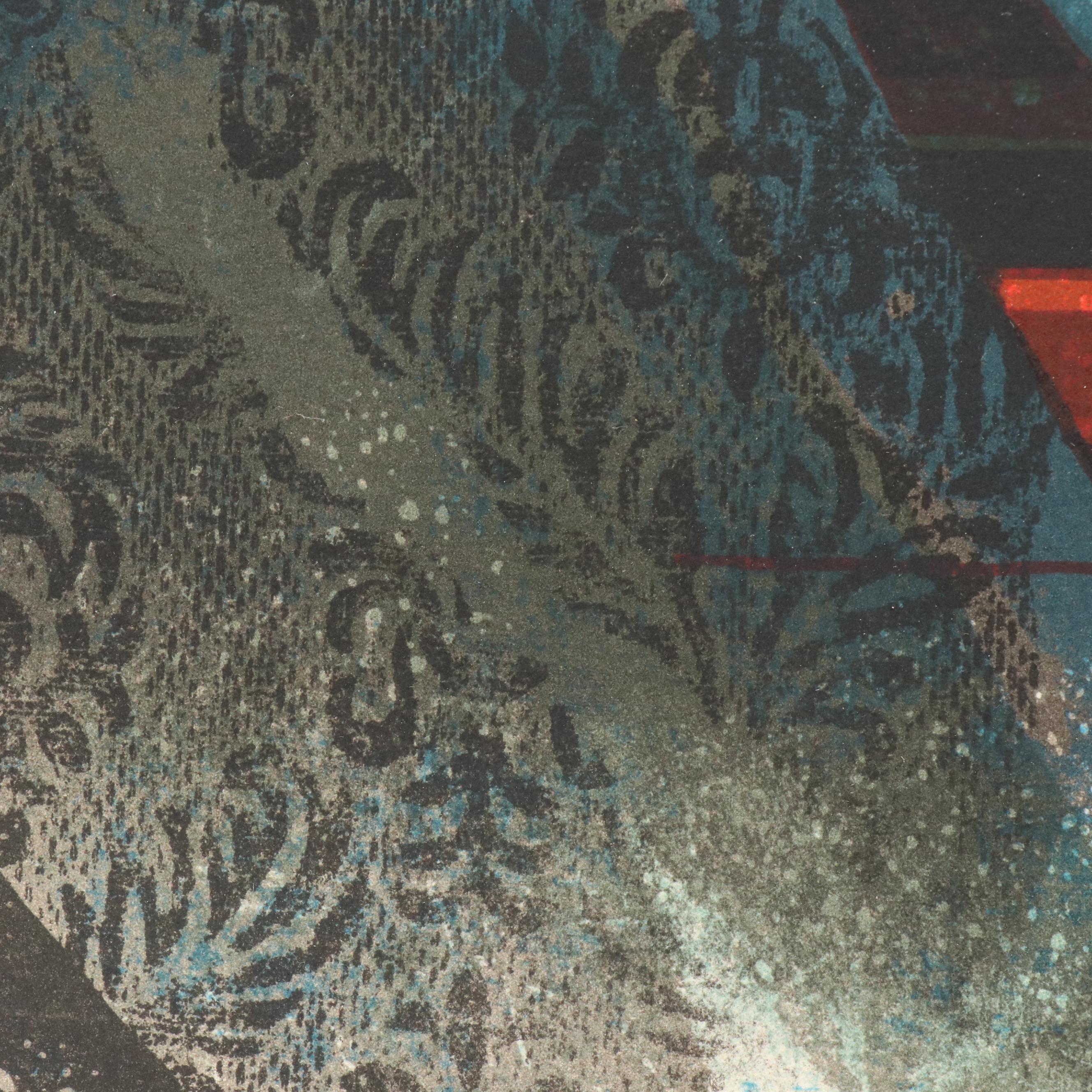 Àlvar Suñol Munoz-Ramos Lithograph "The Blue Glantines"