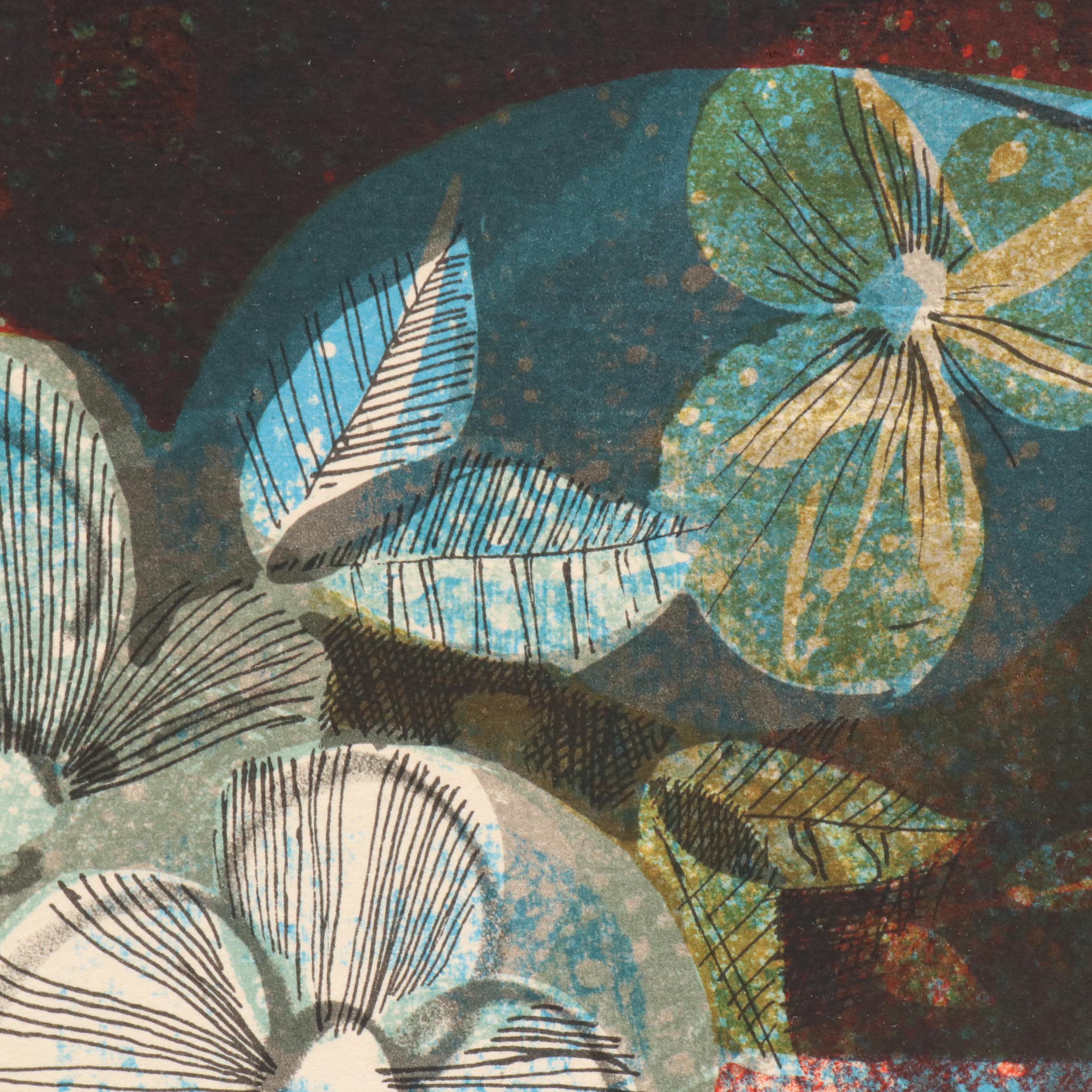 Àlvar Suñol Munoz-Ramos Lithograph "The Blue Glantines"