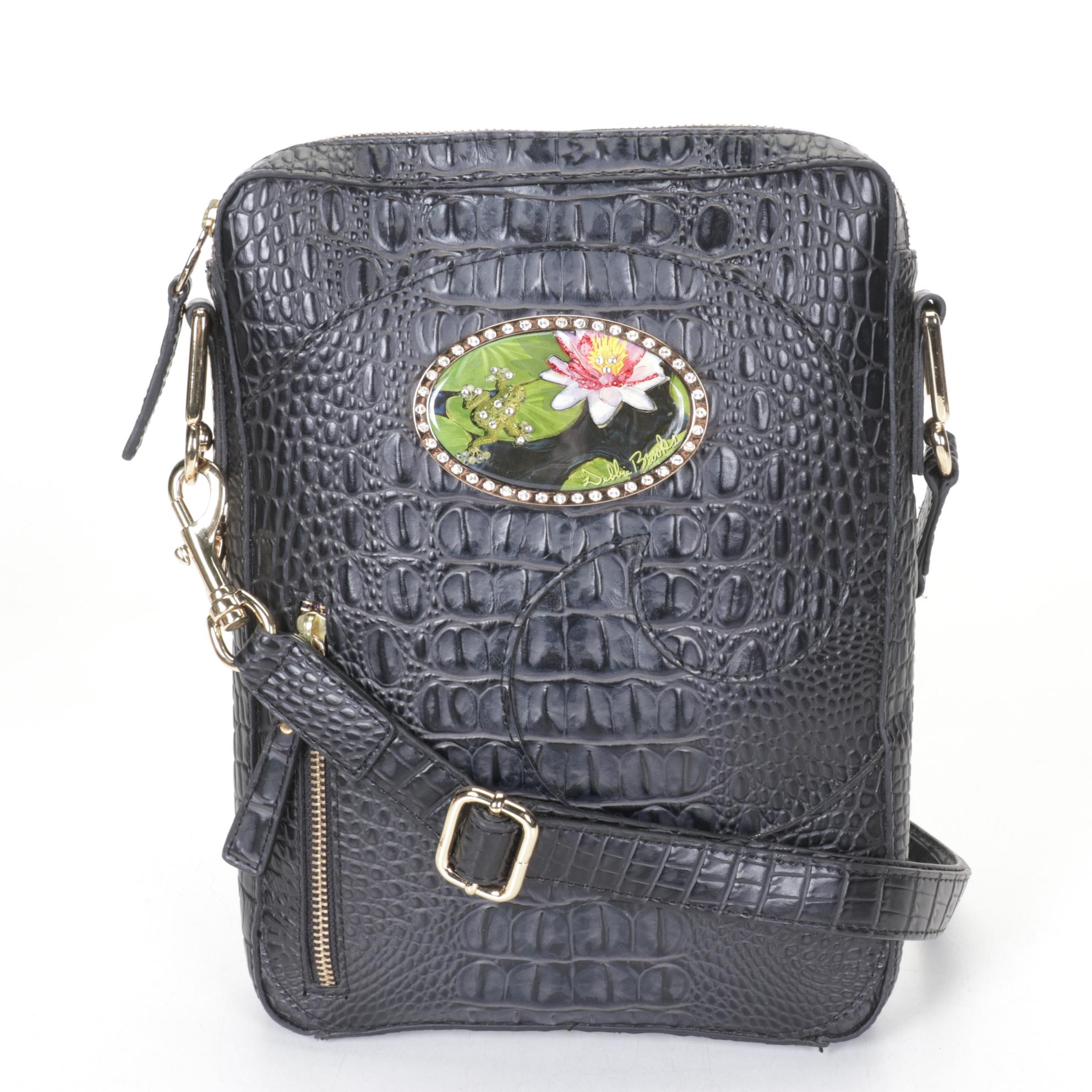 Debbie Brooks Embossed Leather Satchel, Isabella's Journey Tapestry Bag and More