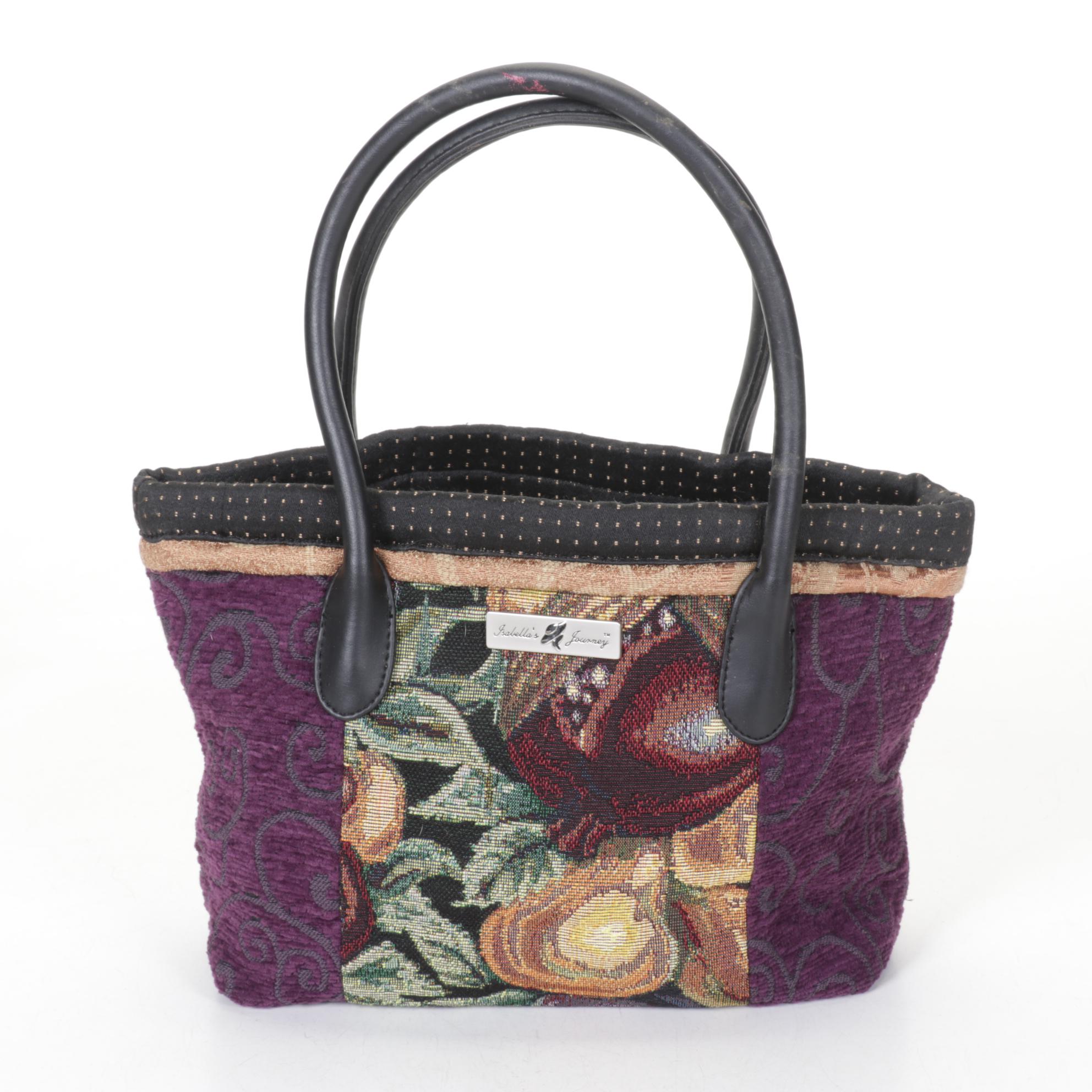 Debbie Brooks Embossed Leather Satchel, Isabella's Journey Tapestry Bag and More