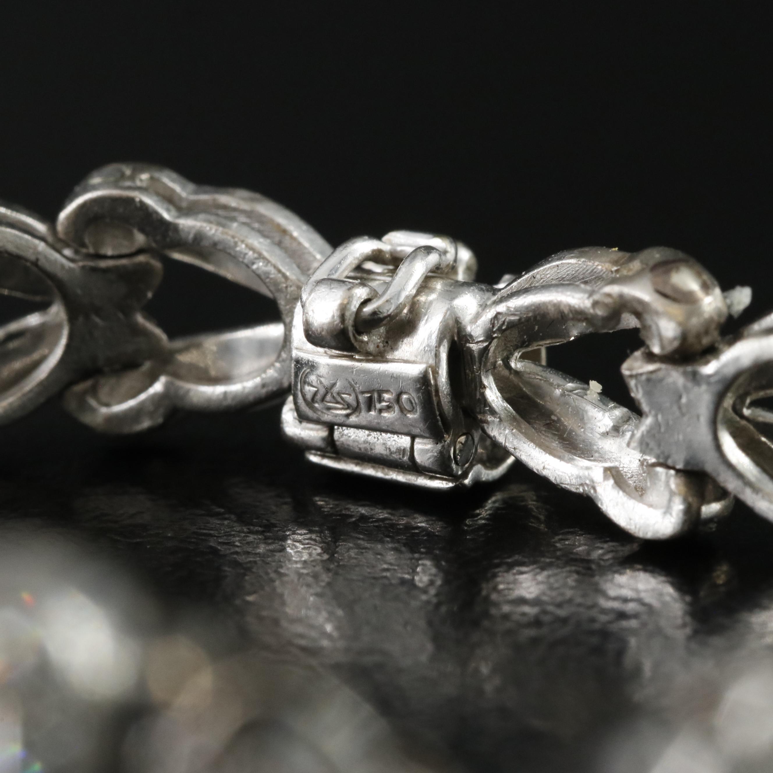 Gübelin Palladium & Diamond Vintage Cocktail Watch