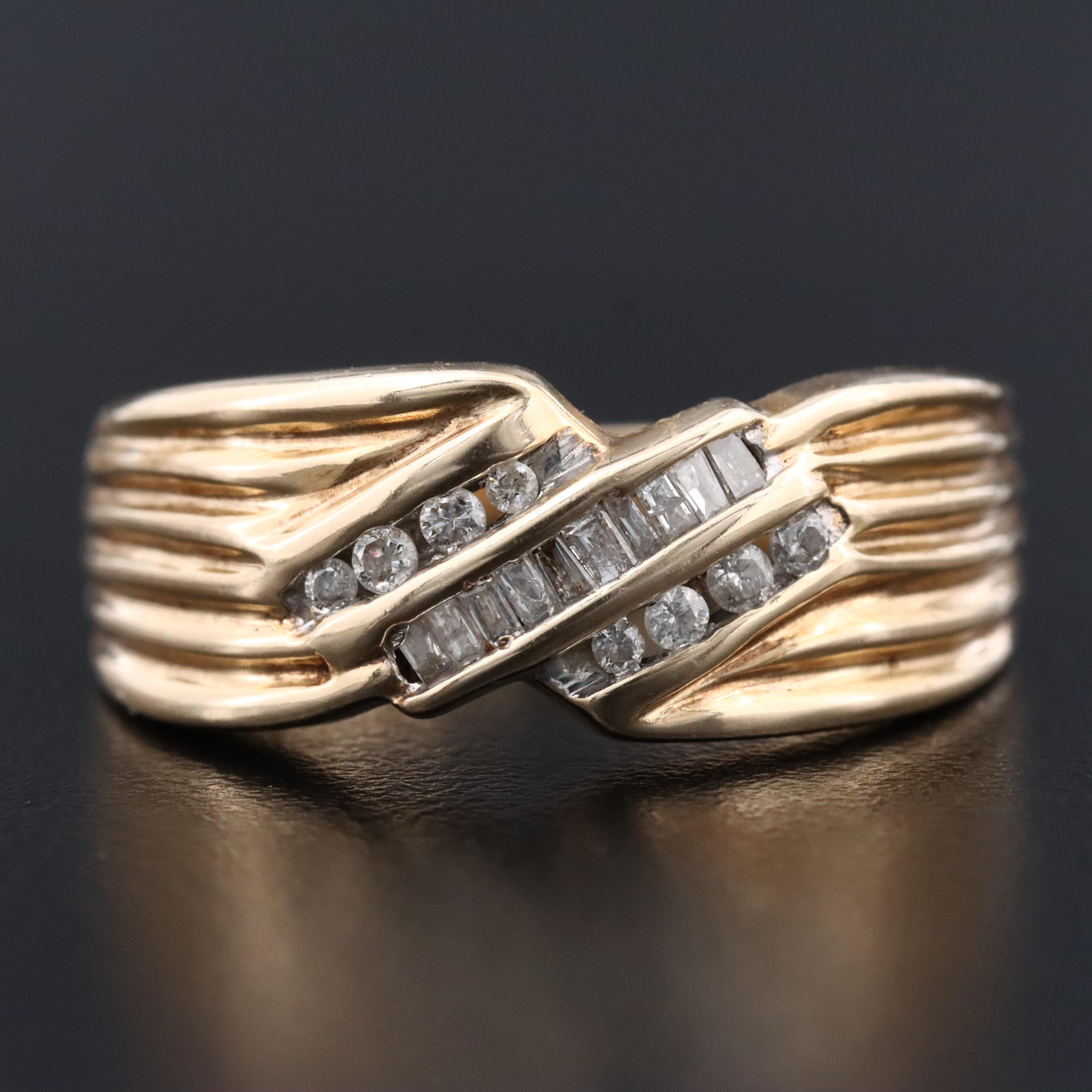 14K 0.26 CTW Diamond Ring