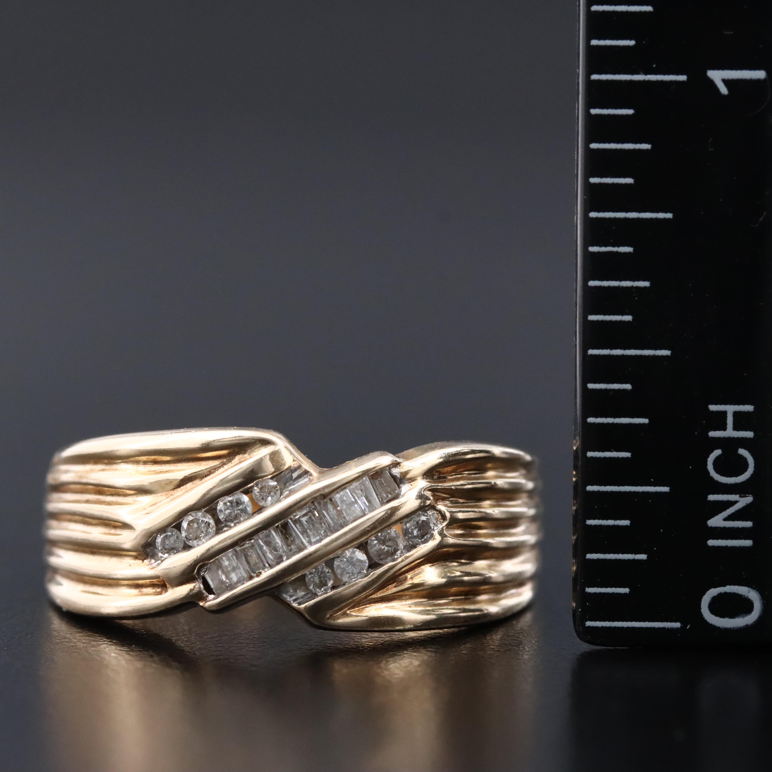 14K 0.26 CTW Diamond Ring