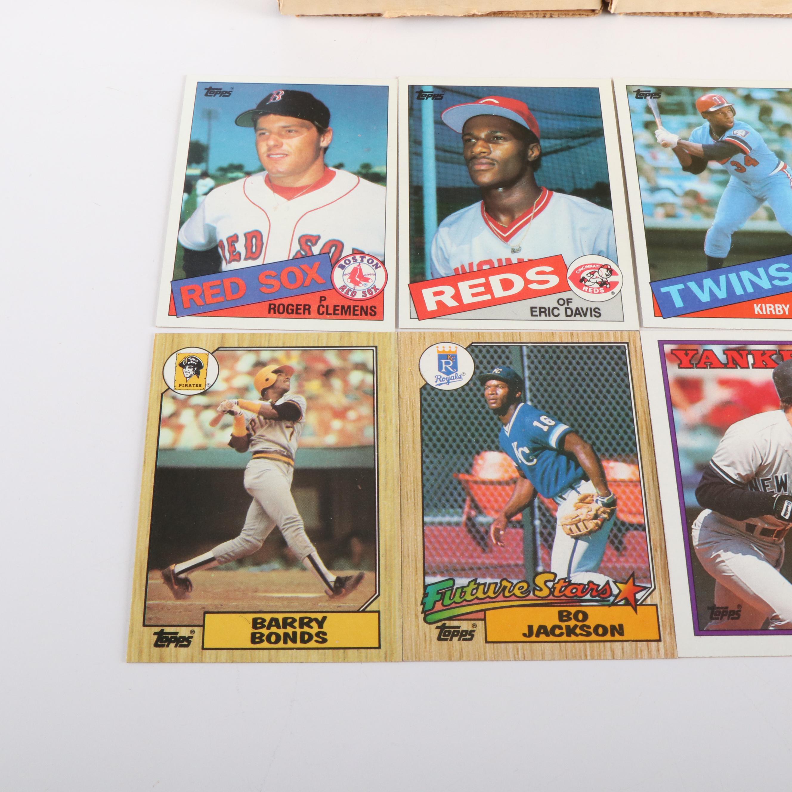 Topps Baseball Card Sets Featuring Don Mattingly Rookie and More, 1984-1988