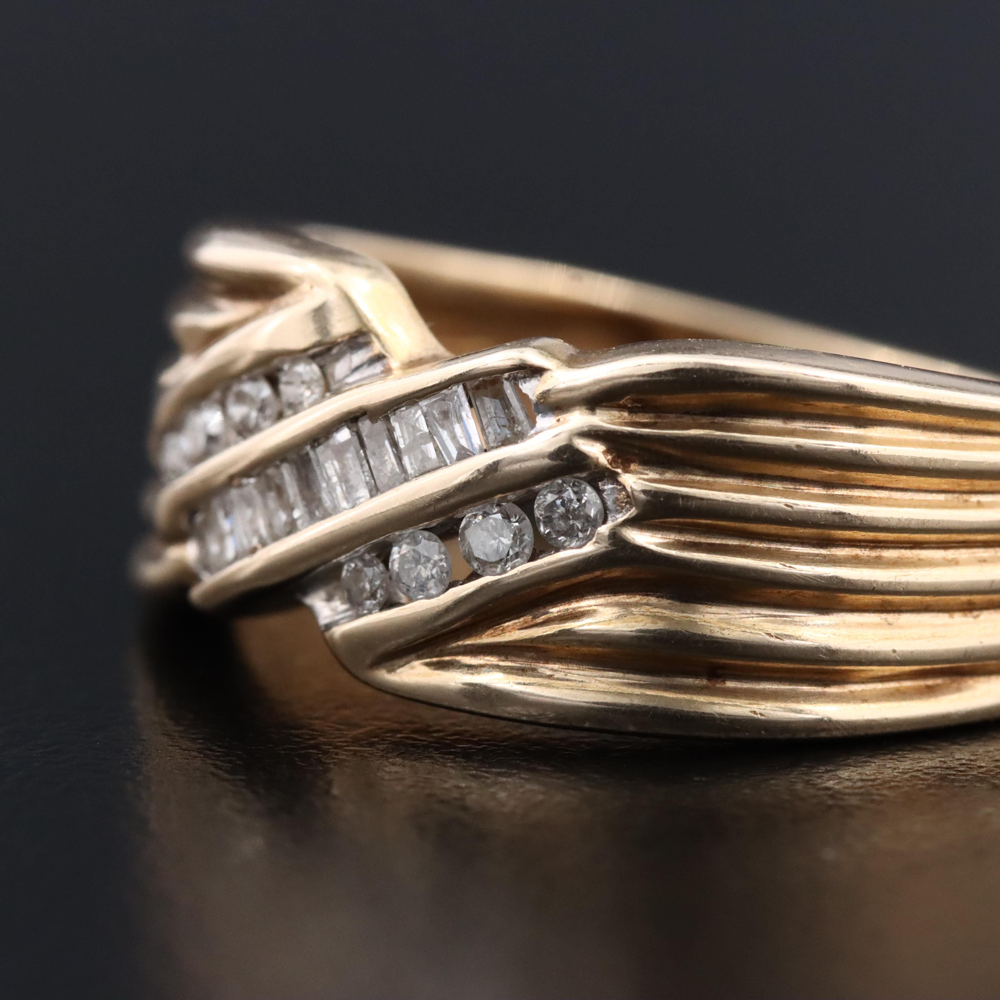 14K 0.26 CTW Diamond Ring