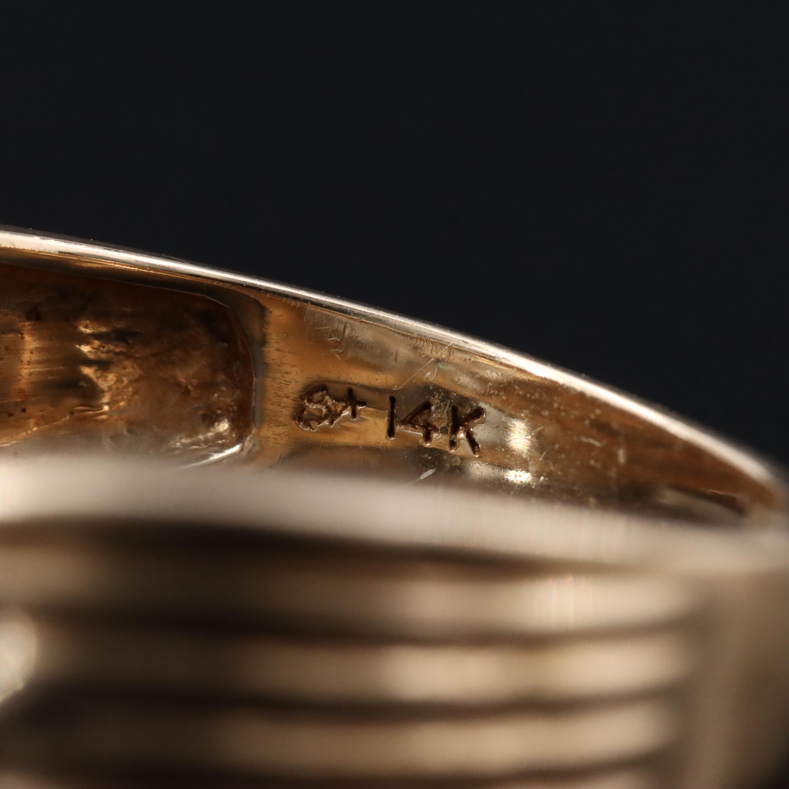 14K 0.26 CTW Diamond Ring