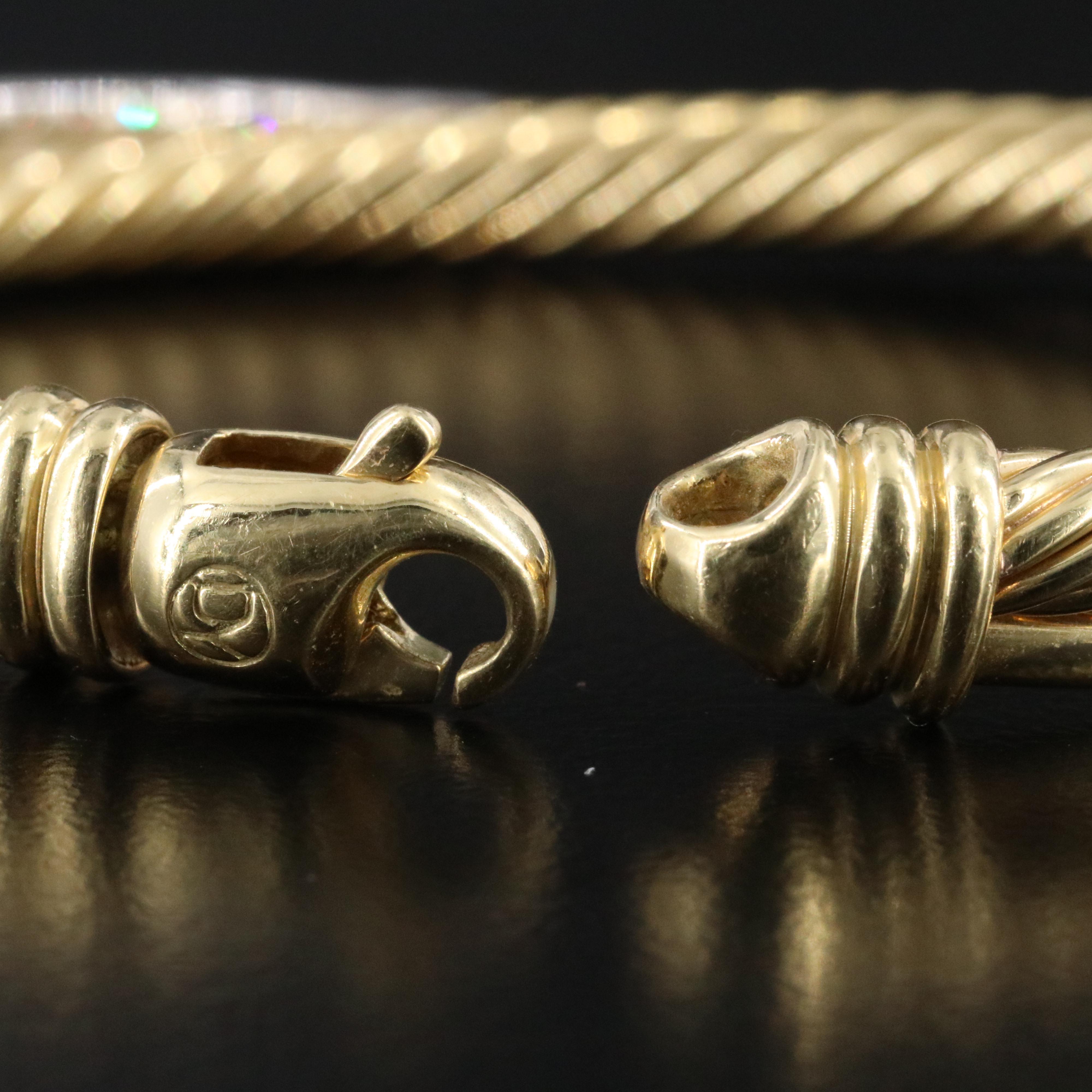 David Yurman Crossover 18K 0.50 CTW Diamond Bracelet