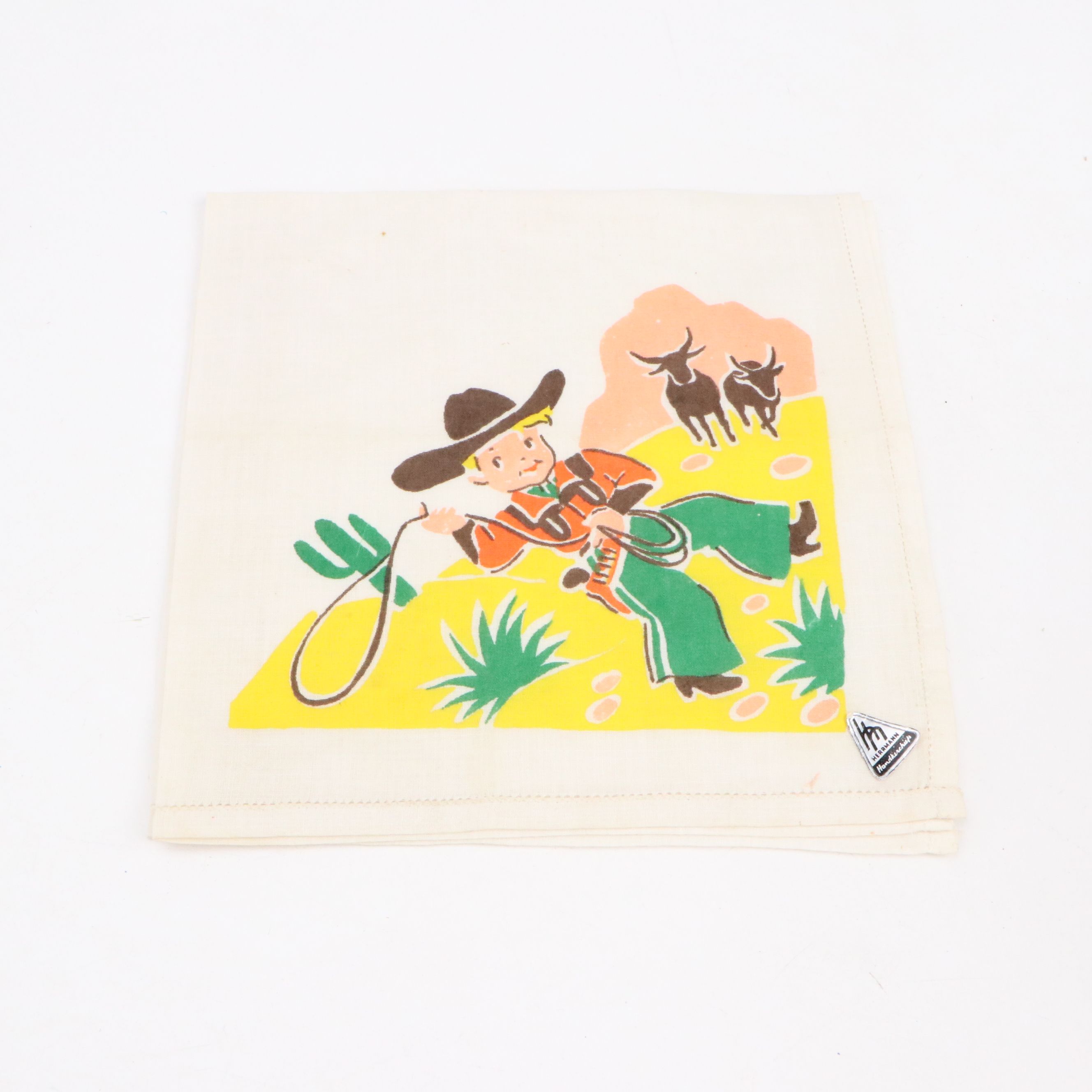 Cowgirl Books, Towels and Other Ephemera with Oklahoma! Playbill, 1940s