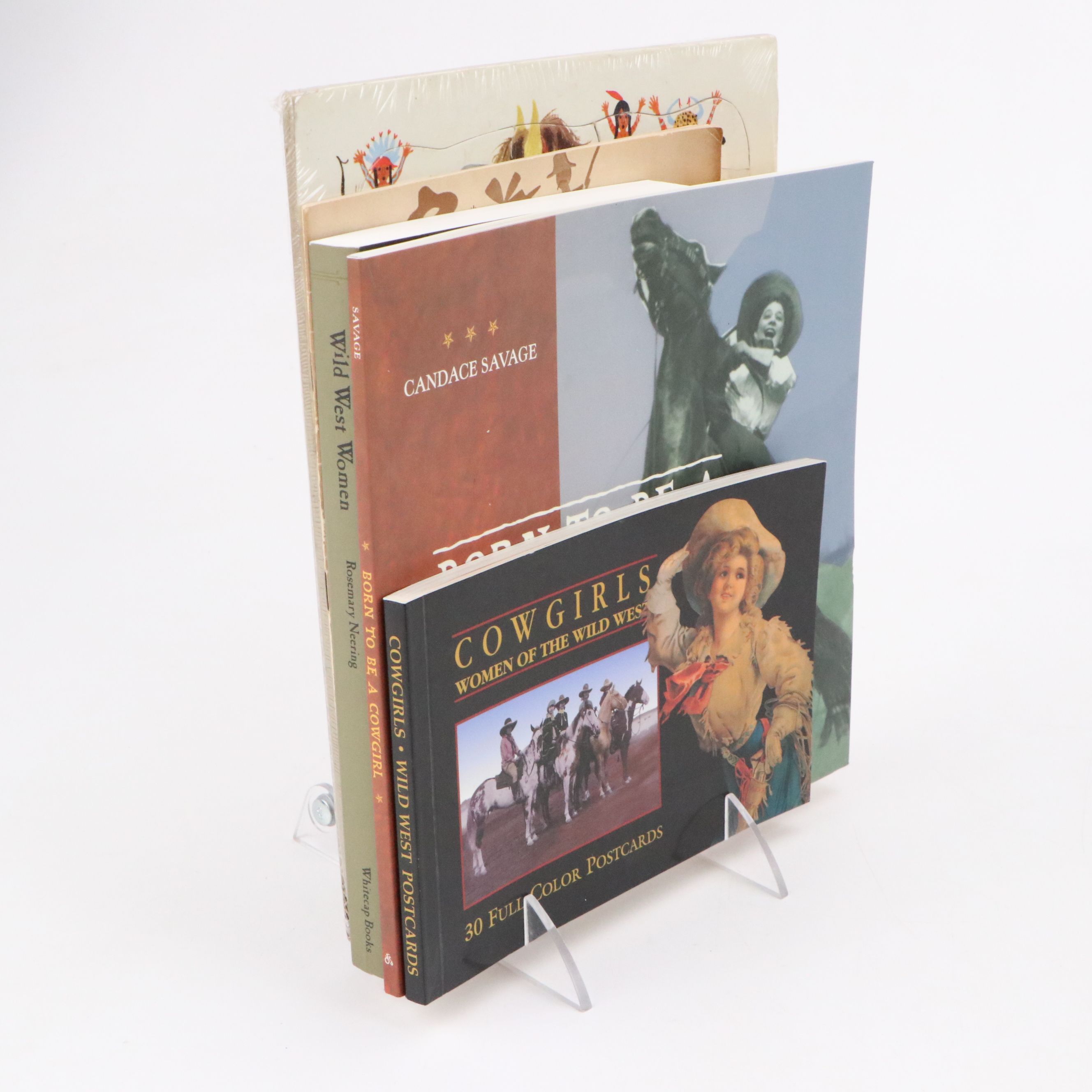 Cowgirl Books, Towels and Other Ephemera with Oklahoma! Playbill, 1940s