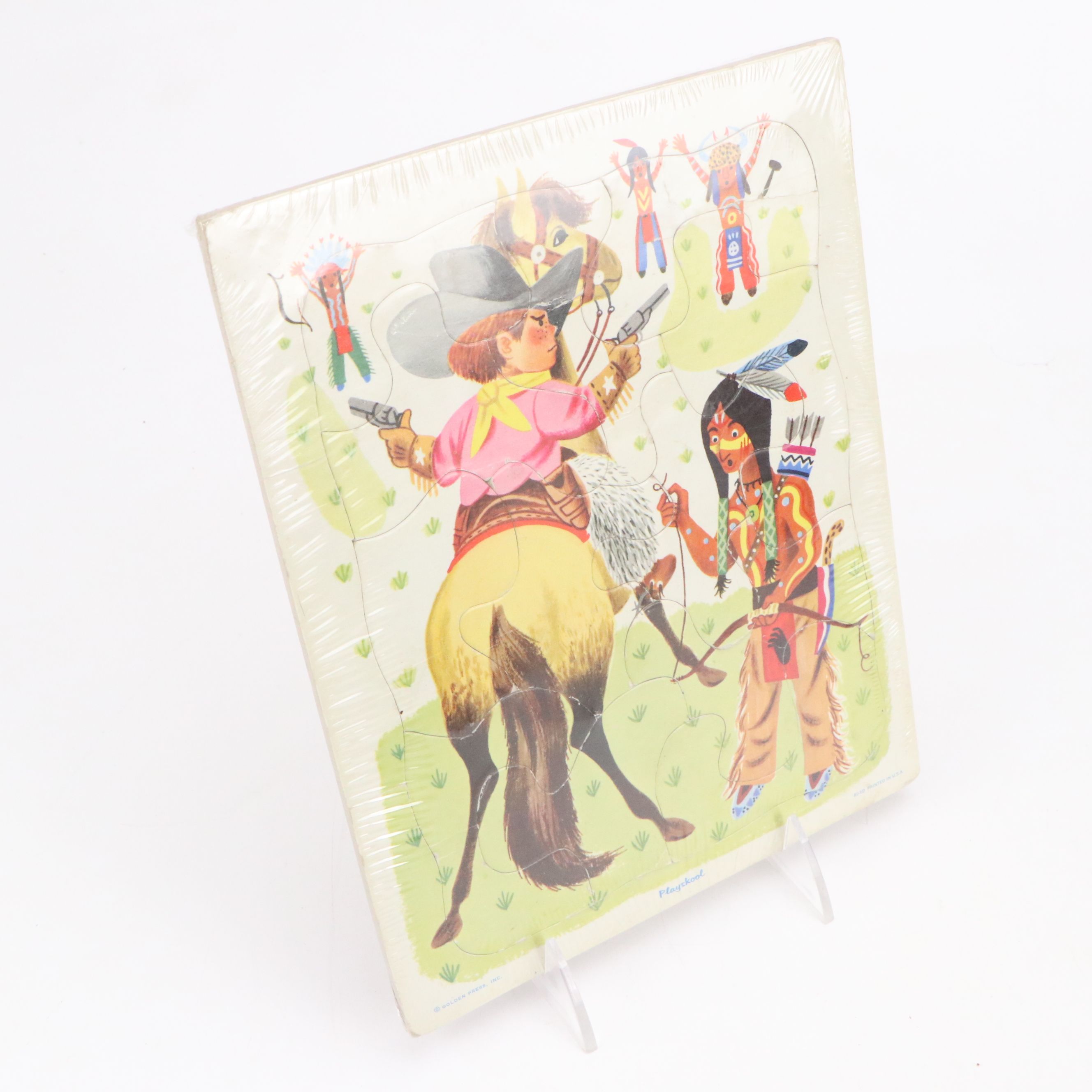 Cowgirl Books, Towels and Other Ephemera with Oklahoma! Playbill, 1940s