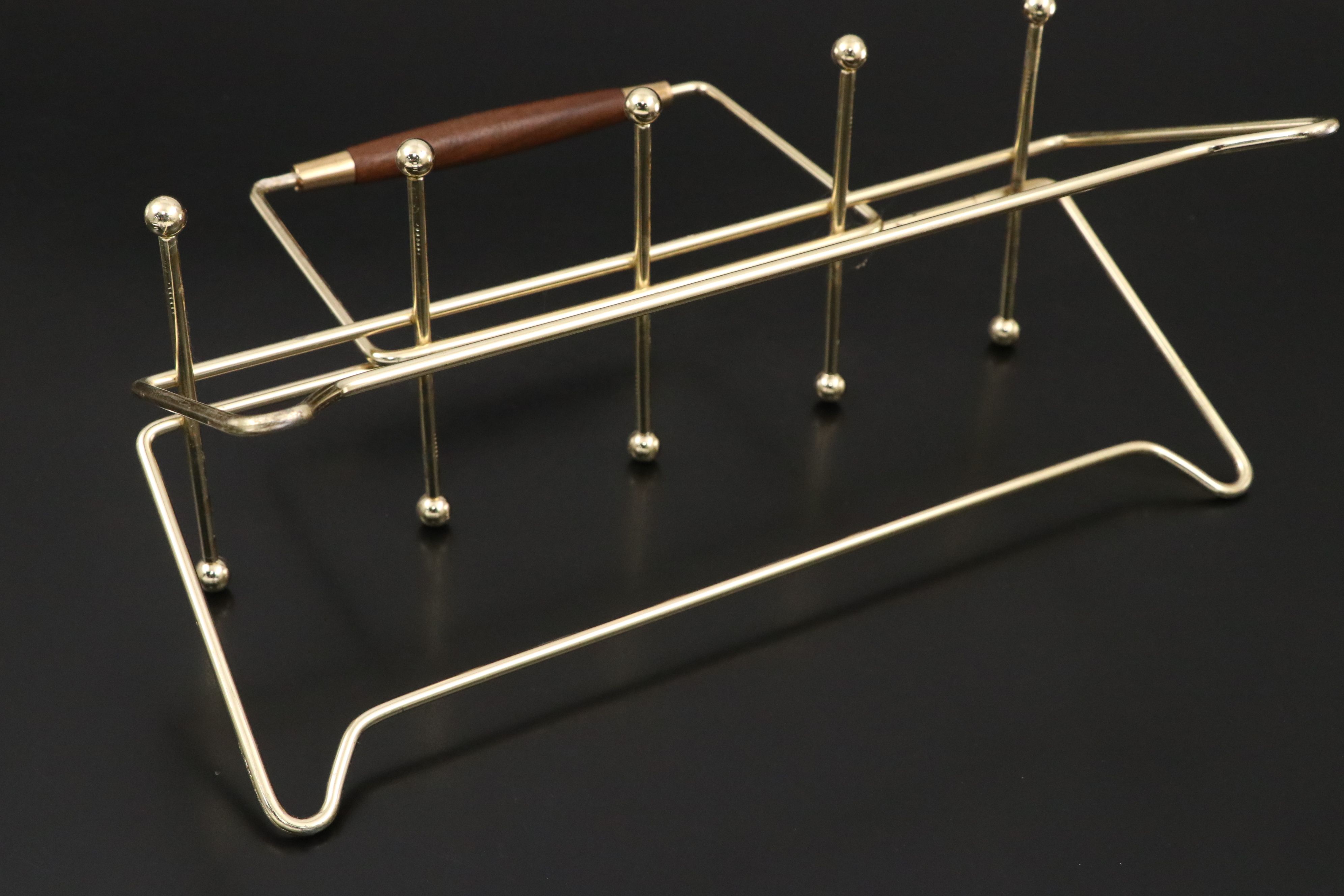 Vintage Libbey Glass "Firecracker" Glassware Set with Caddy, Mid-20th Century