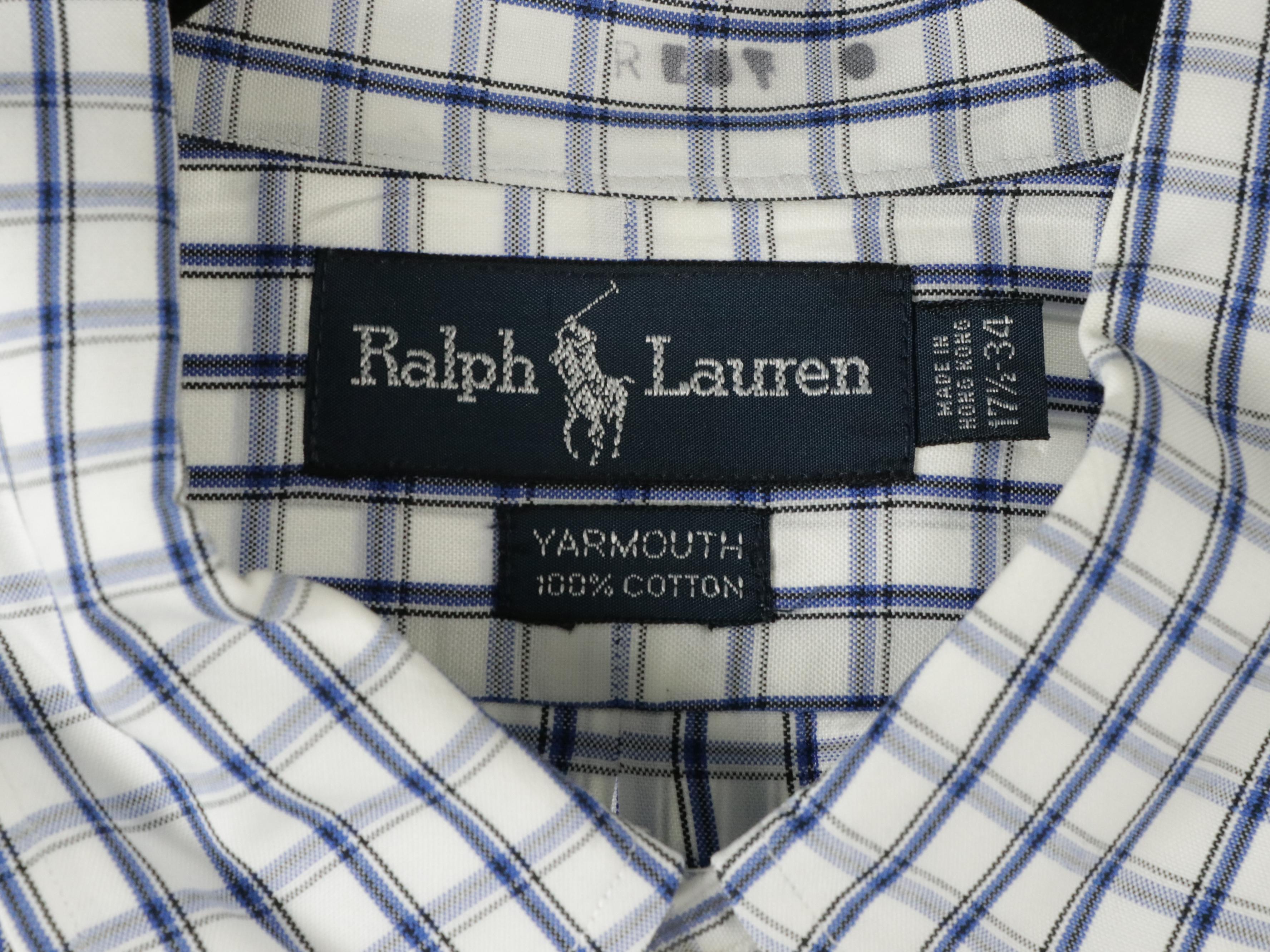 Men's Ralph Lauren Silk "Blake," "Yarmouth" & Other Long Sleeve Button-Up Shirts