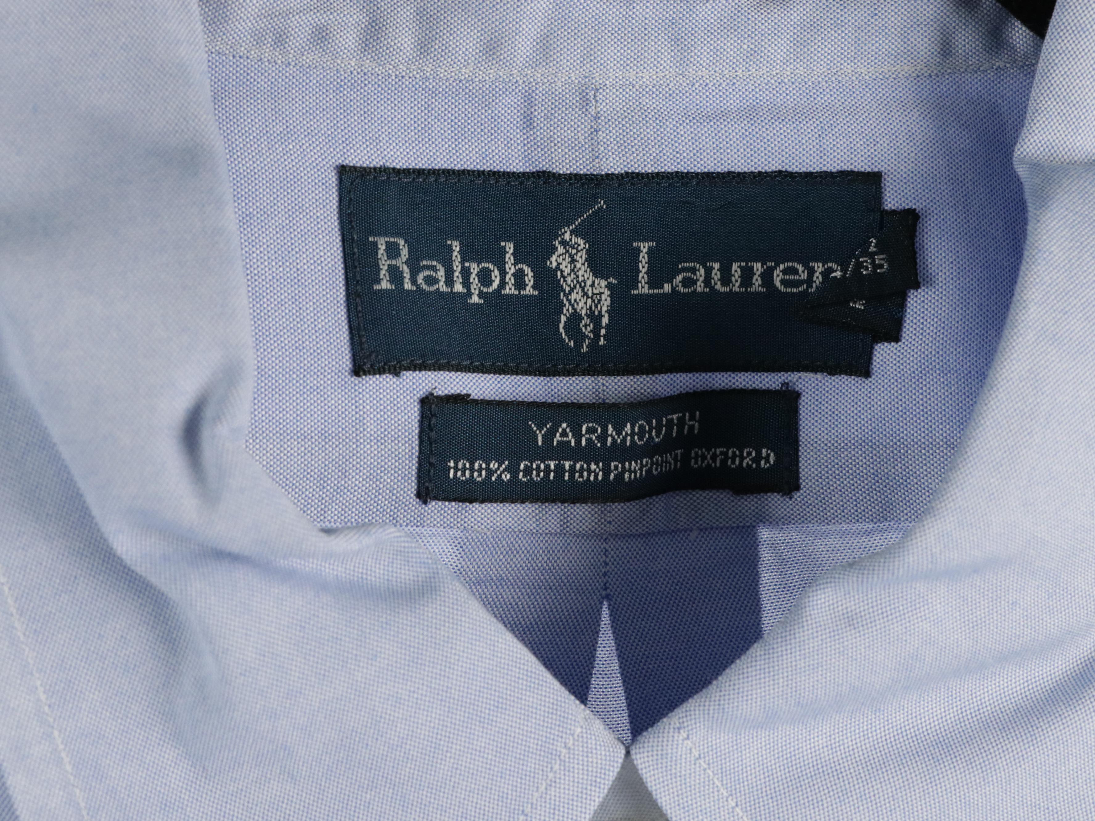Men's Ralph Lauren Silk "Blake," "Yarmouth" & Other Long Sleeve Button-Up Shirts