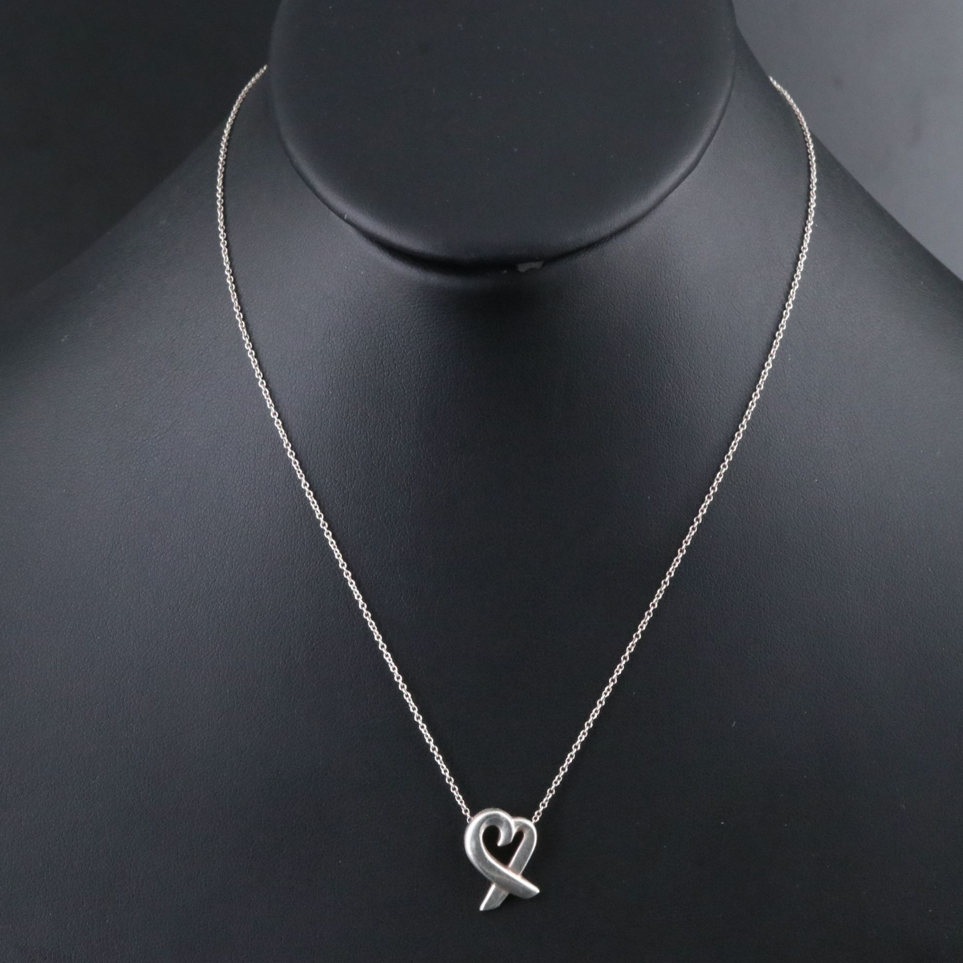 Paloma Picasso for Tiffany & Co. Loving Heart Sterling Necklace