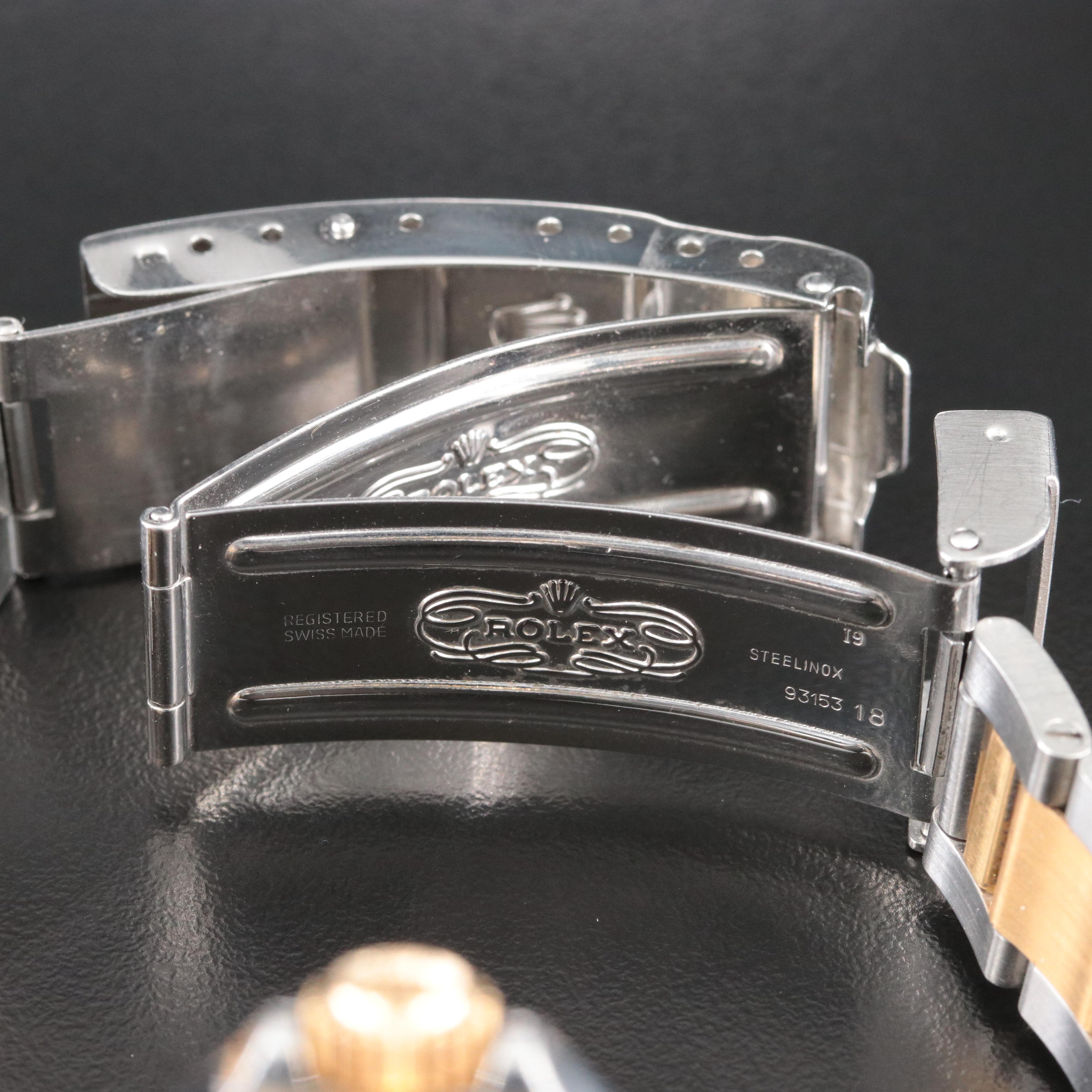 1993-94 Rolex Submariner Date Black Dial Two-Tone 16613 Watch