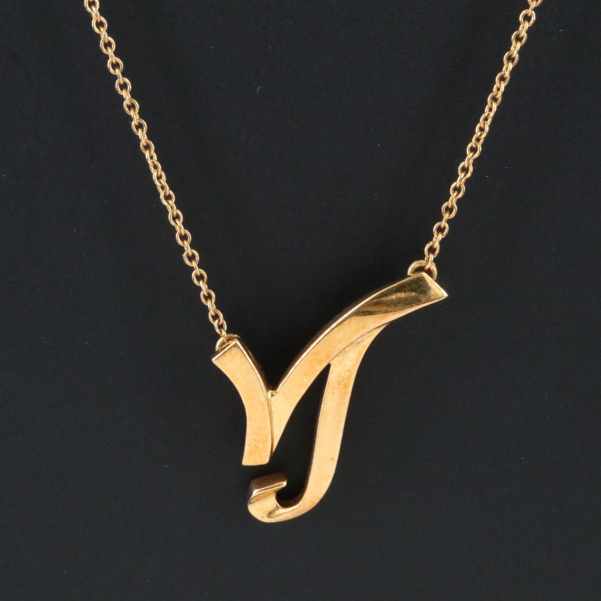 Paloma Picasso for Tiffany & Co. 18K Capricorn Zodiac Necklace