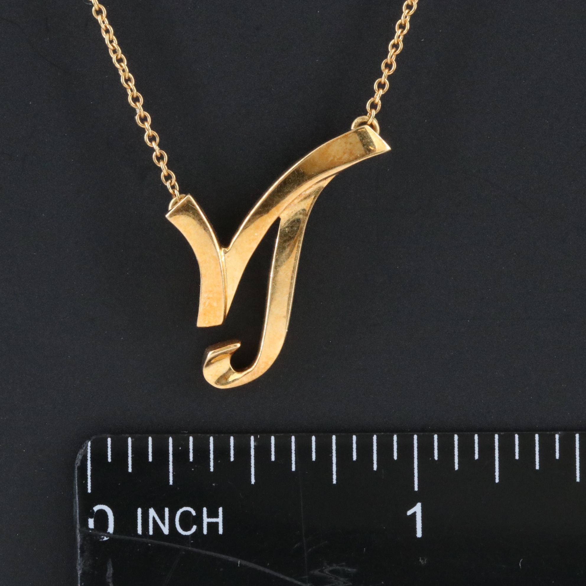 Paloma Picasso for Tiffany & Co. 18K Capricorn Zodiac Necklace