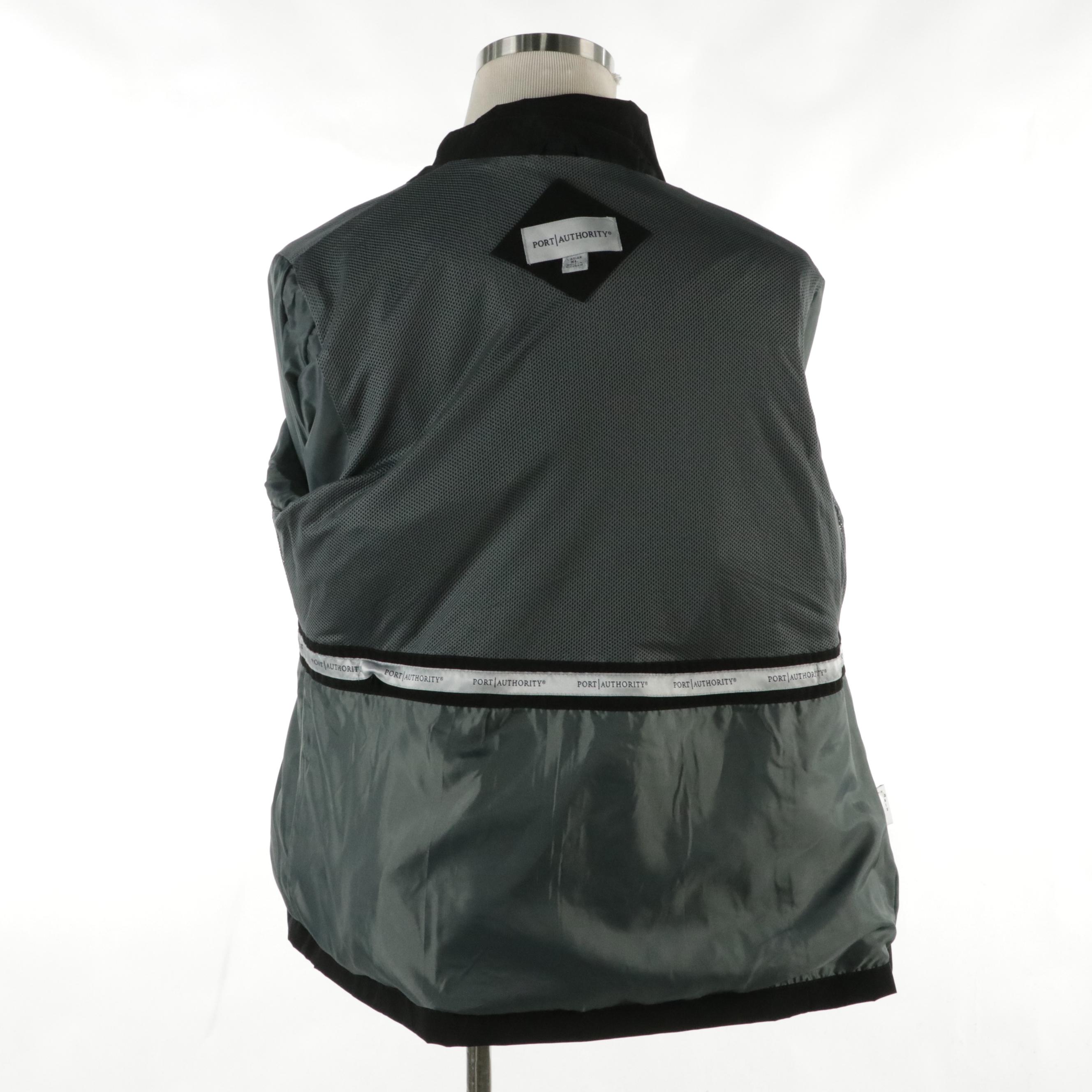 Men's Vantage Packable Hood Zip Jacket and Women's Port Authority Zip Jacket