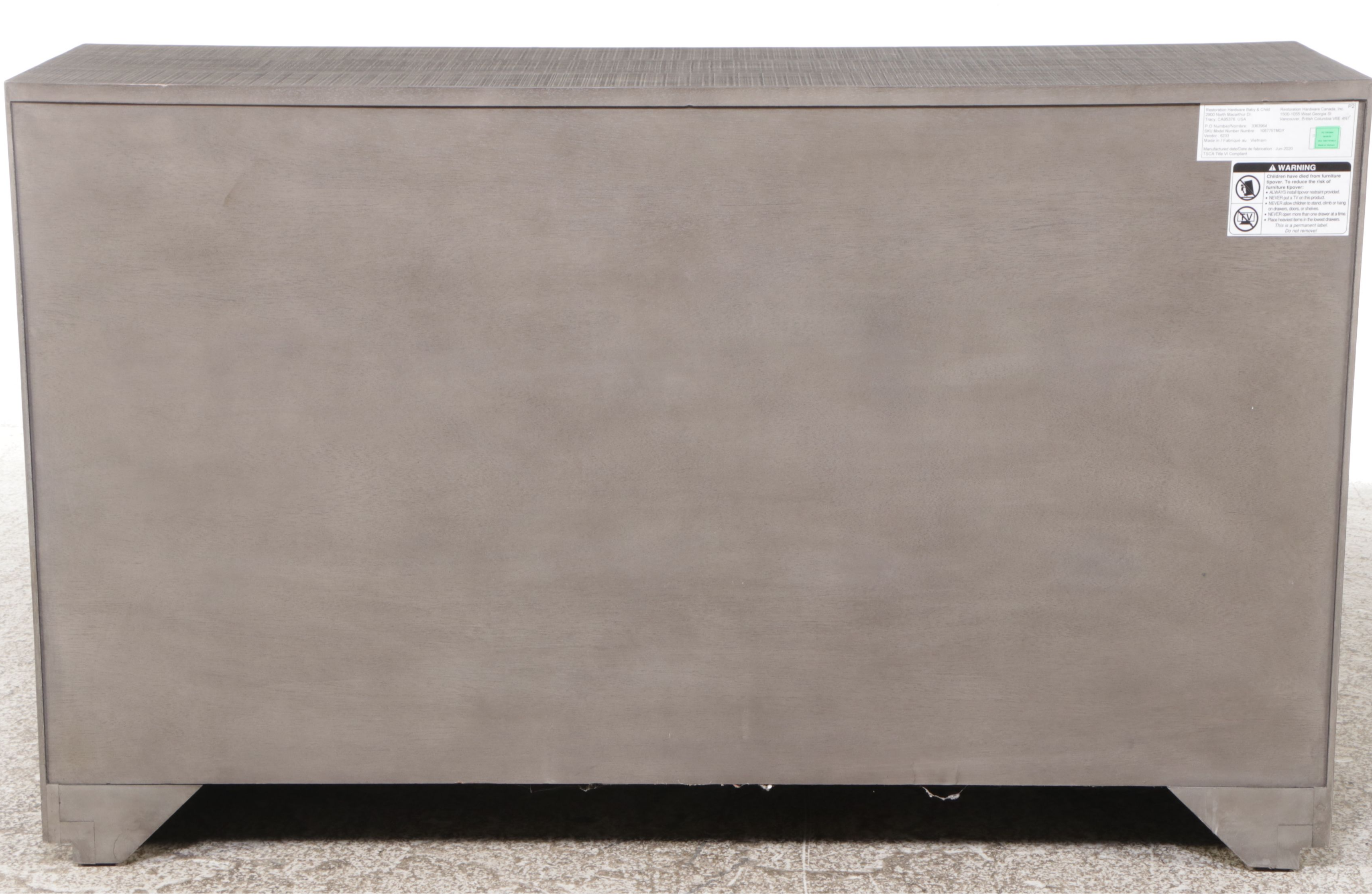 Restoration Hardware Baby & Child Modern Style Six-Drawer Chest