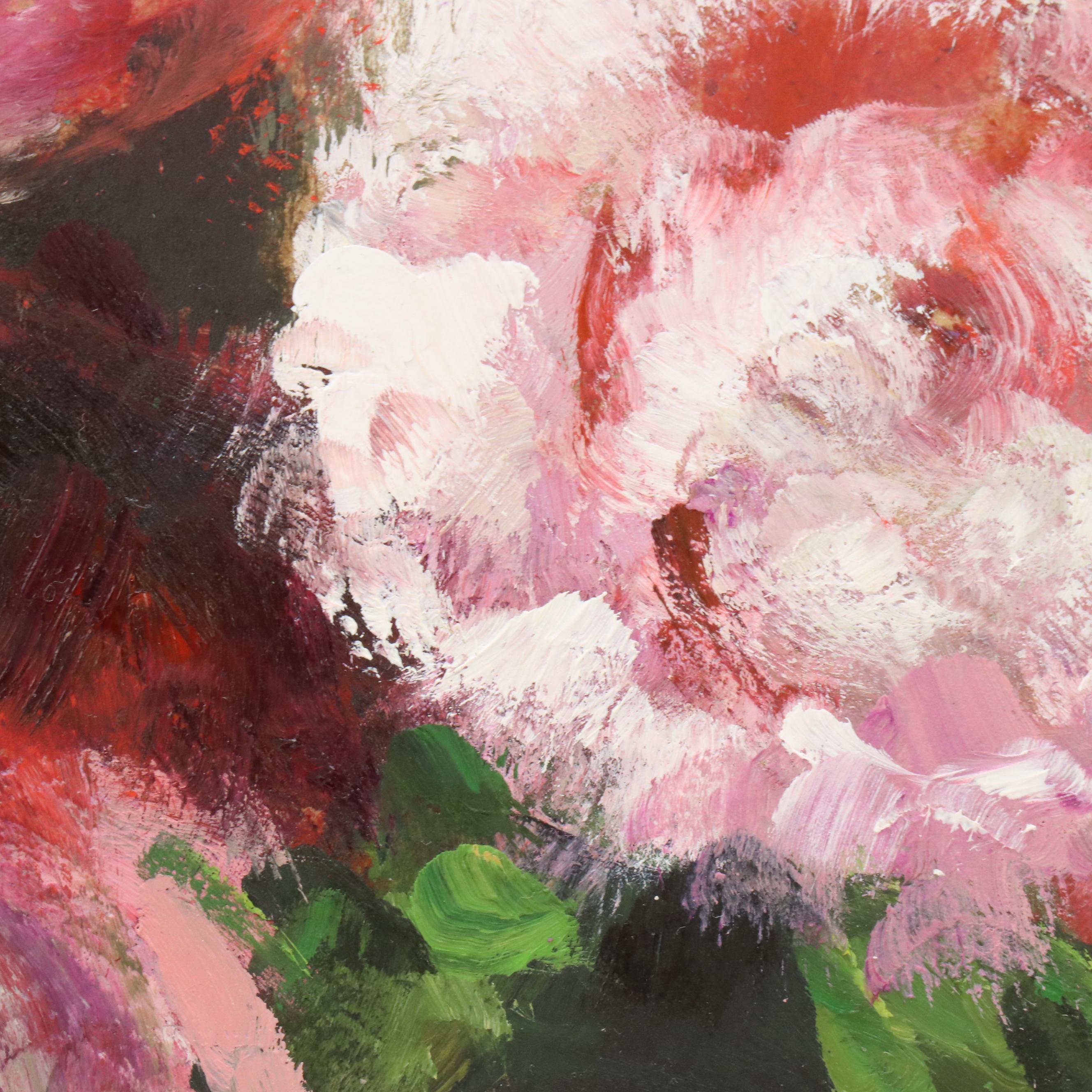 Natalia Demenko Floral Still Life Oil Painting, 21st Century