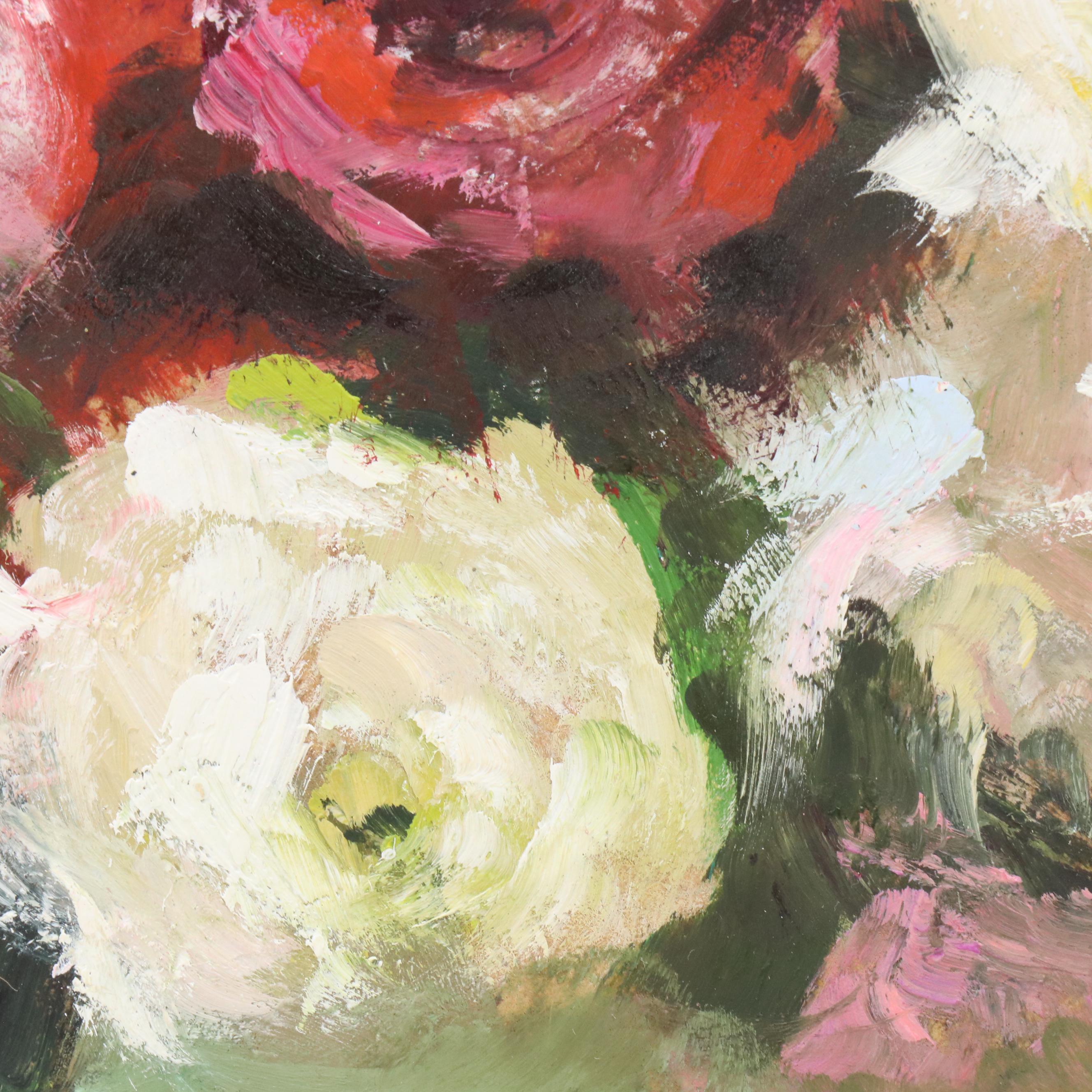 Natalia Demenko Floral Still Life Oil Painting, 21st Century