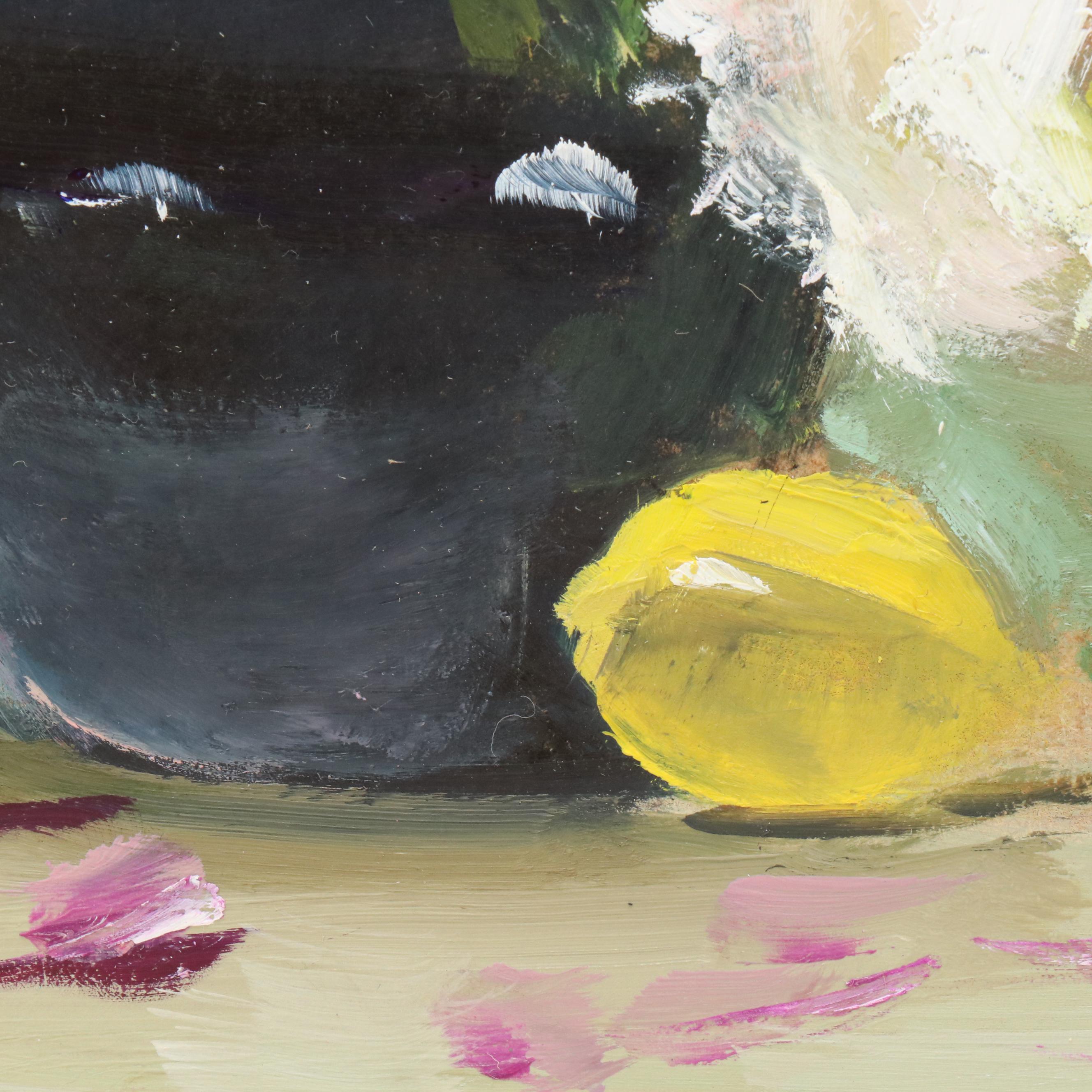 Natalia Demenko Floral Still Life Oil Painting, 21st Century