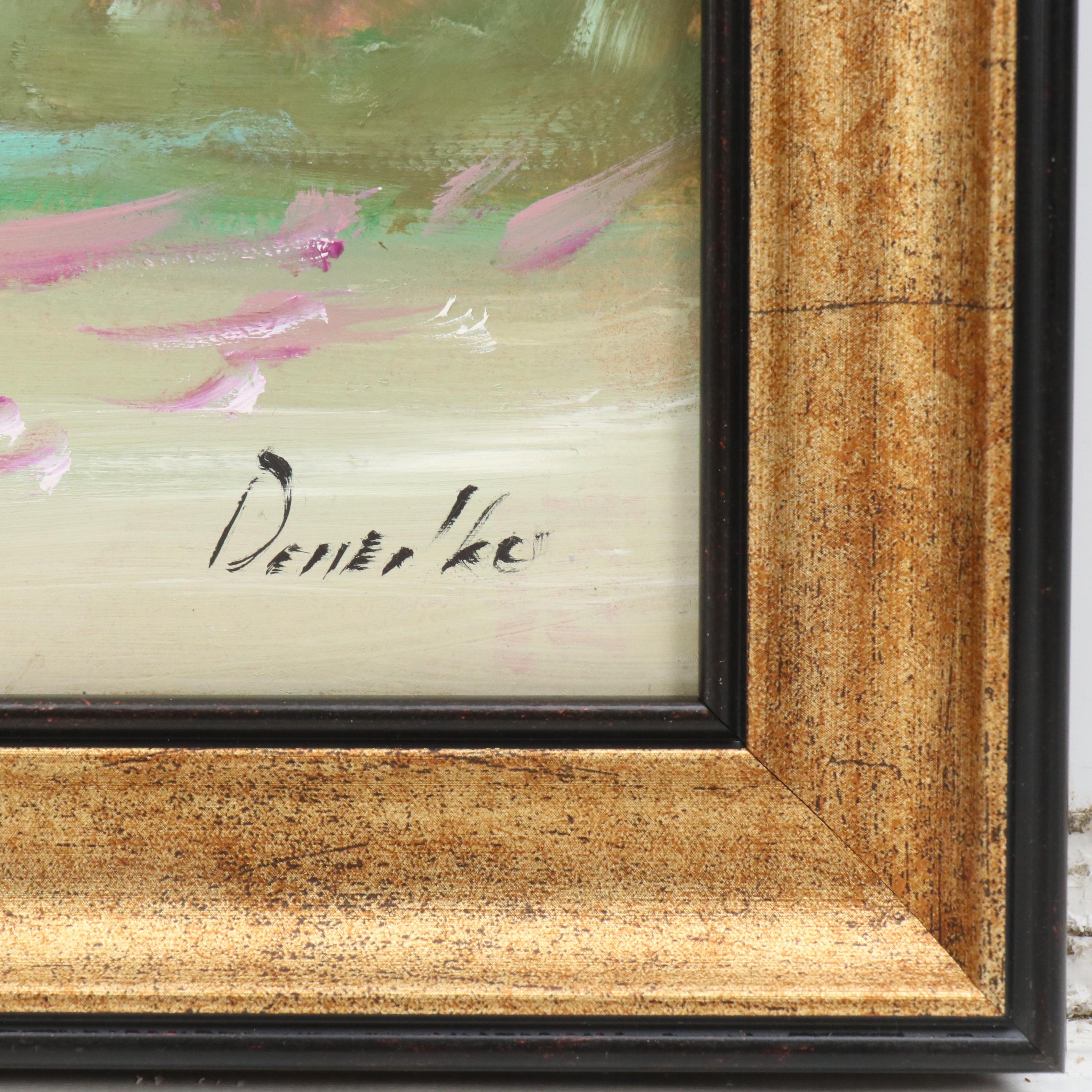 Natalia Demenko Floral Still Life Oil Painting, 21st Century