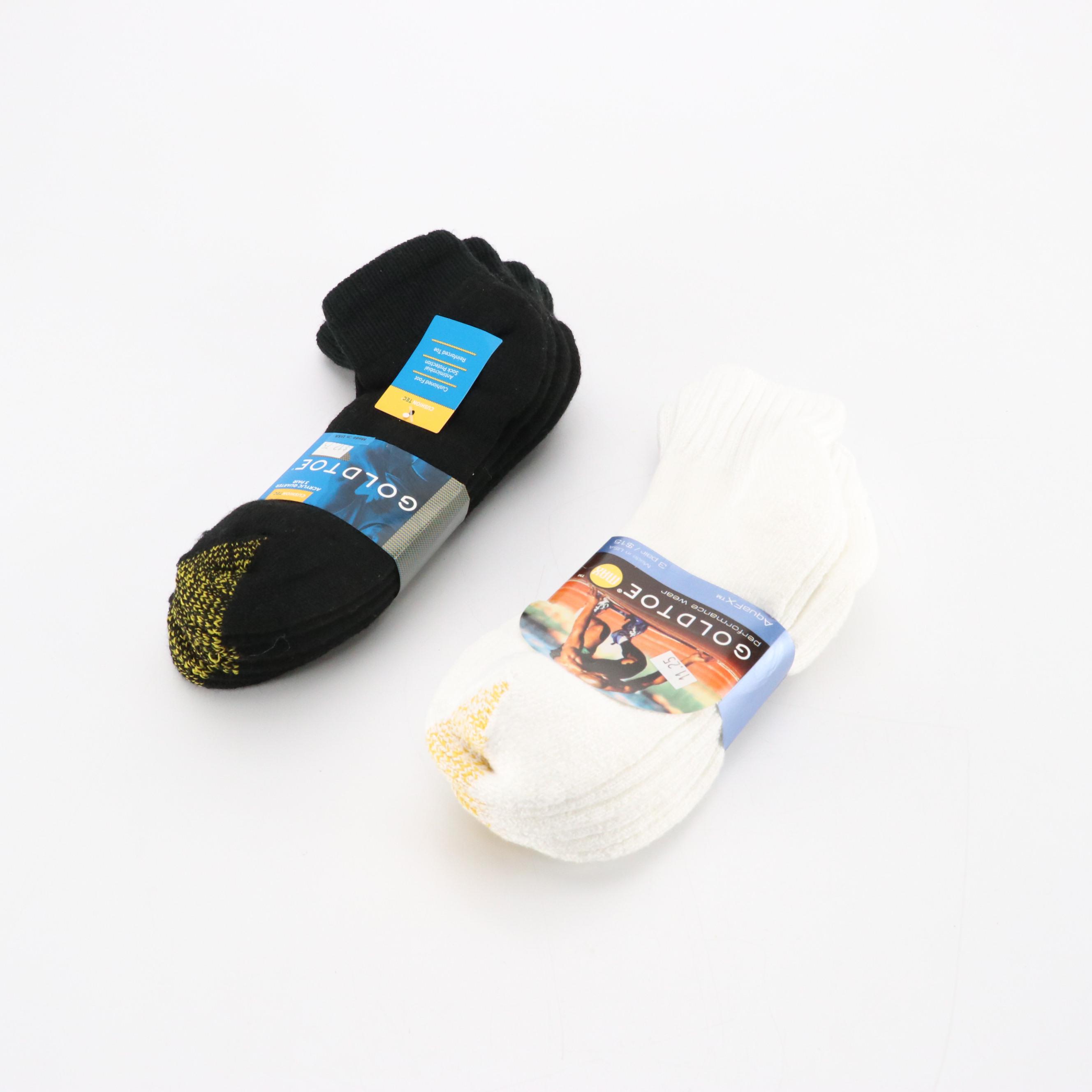 Men's L.L. Bean Leather and Crepe Sole Slippers with GoldToe Sport Socks