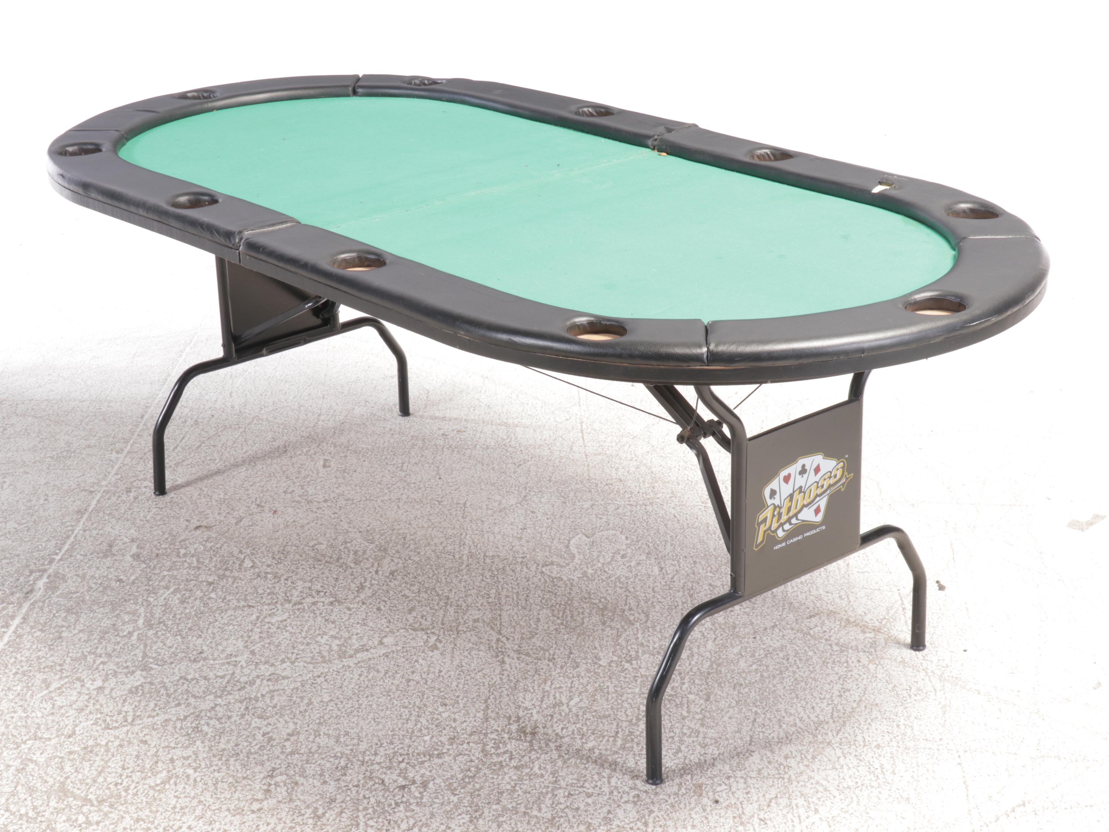 Pitboss Home Casino Games Eight Player Poker Table