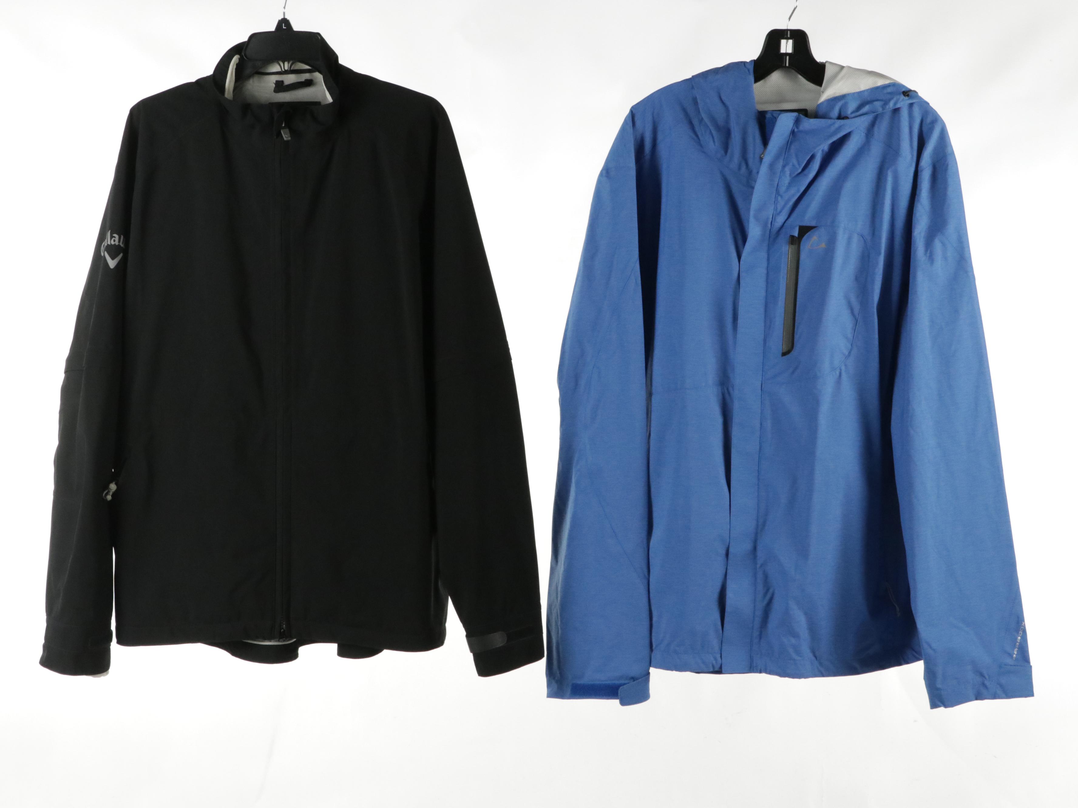 Men's Callaway, Ralph Laren Polo Sport, Bobby Jones, and Paradox Zip Jackets