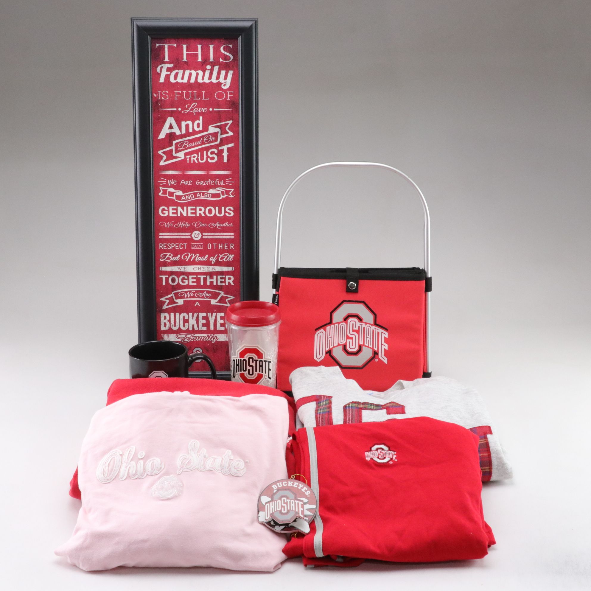 Ohio State Buckeyes Merchandise Sweatpants & Sweatshirts with Picnic Tote & More