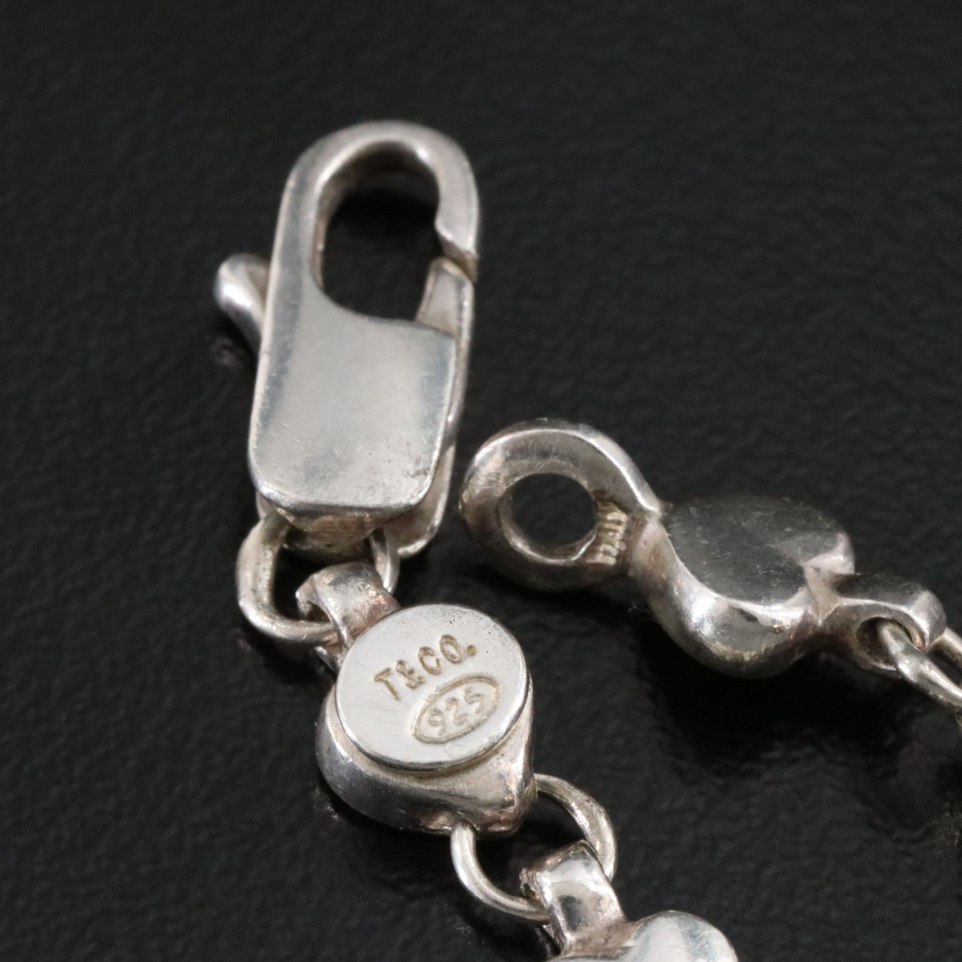 Tiffany & Co. Sterling Chain of Hearts Bracelet