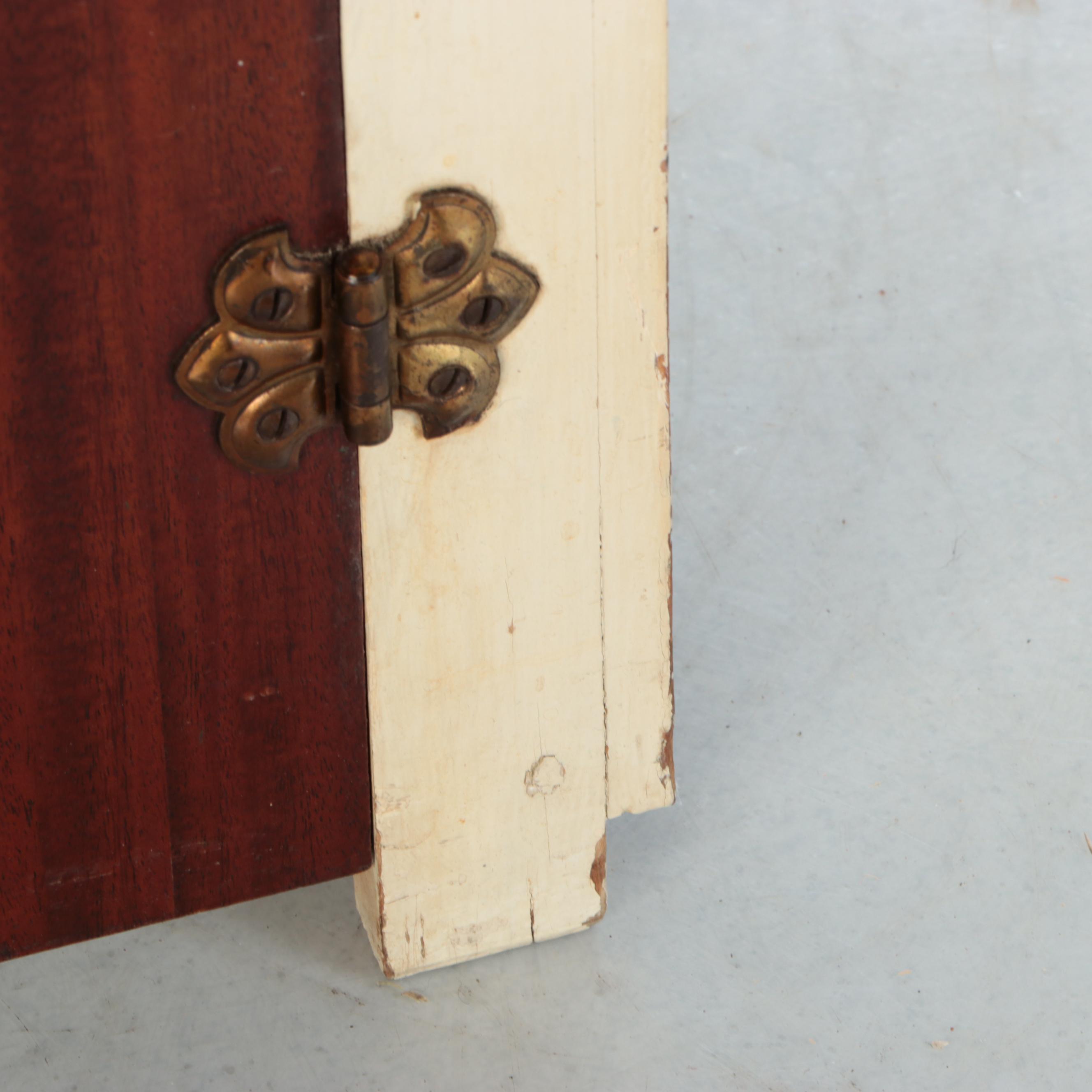 Parcel-Painted Plywood Cupboard, 20th Century