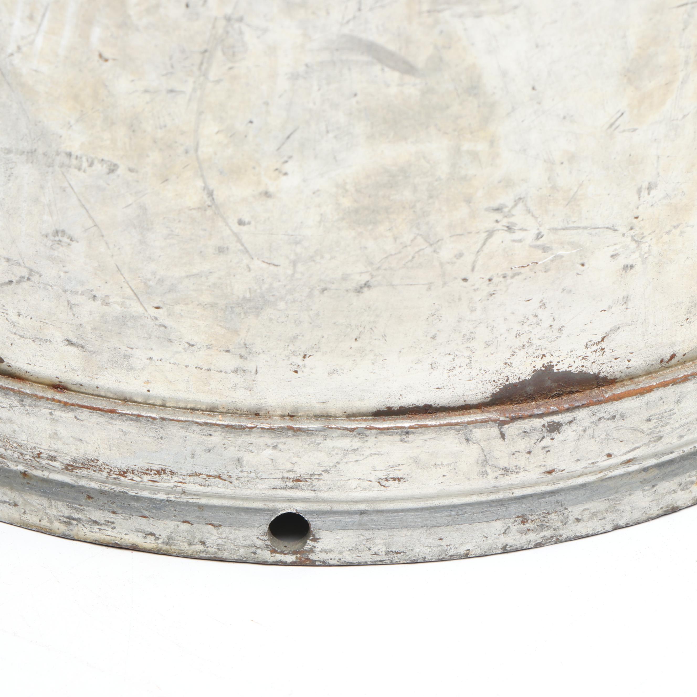Galvanized Metal Carnation Co. Milk Can