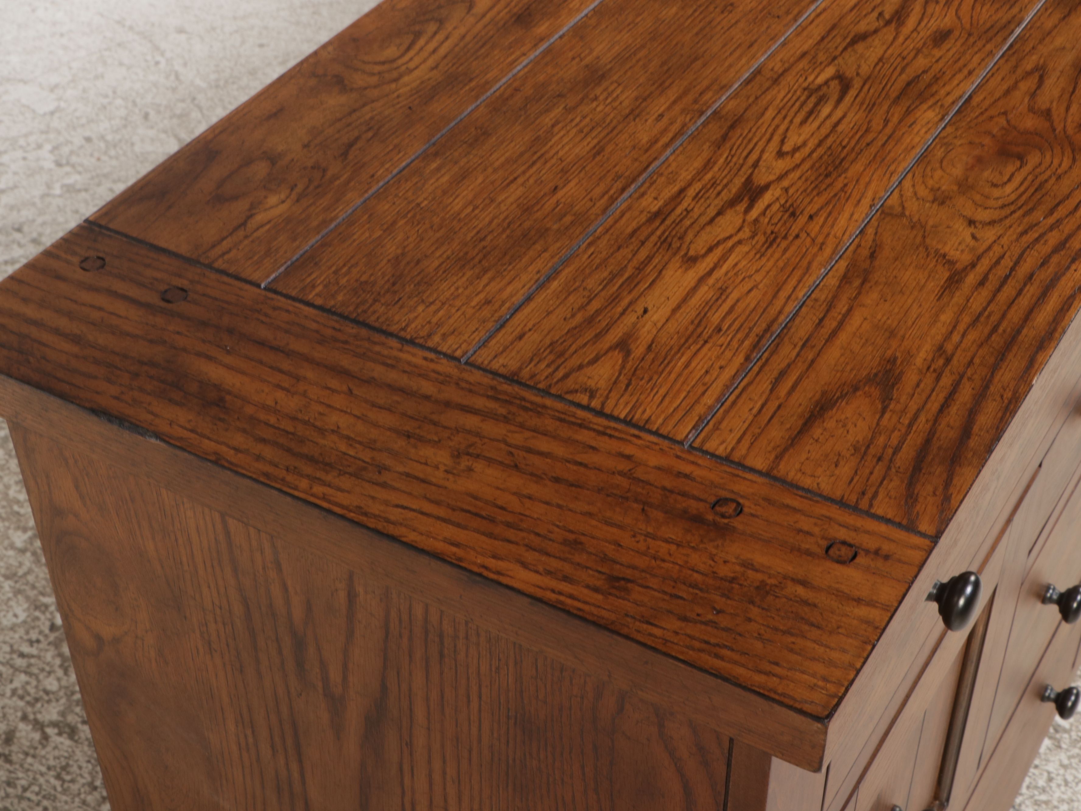 Liberty Furniture Contemporary Mission Style Oak Dresser