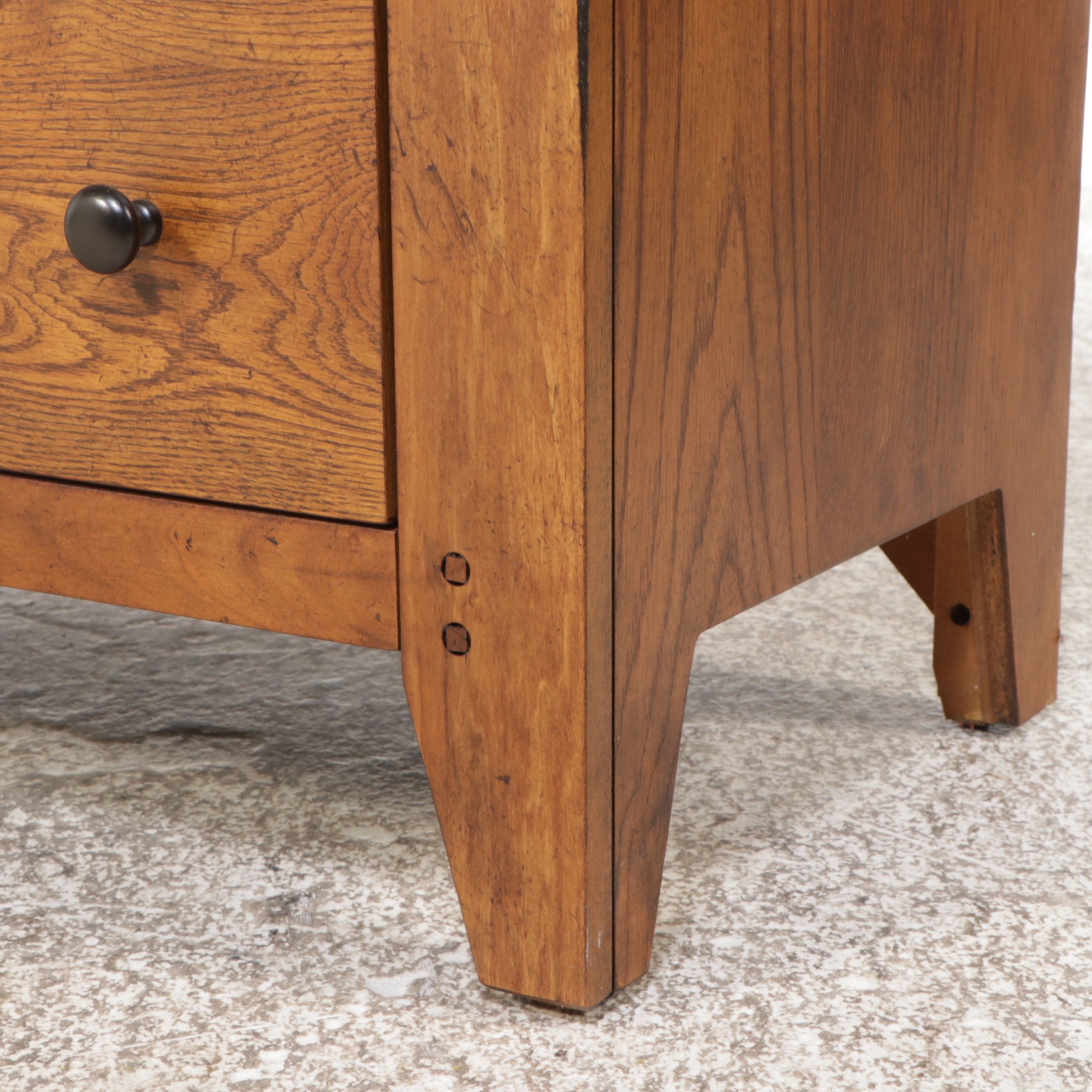 Liberty Furniture Contemporary Mission Style Oak Dresser